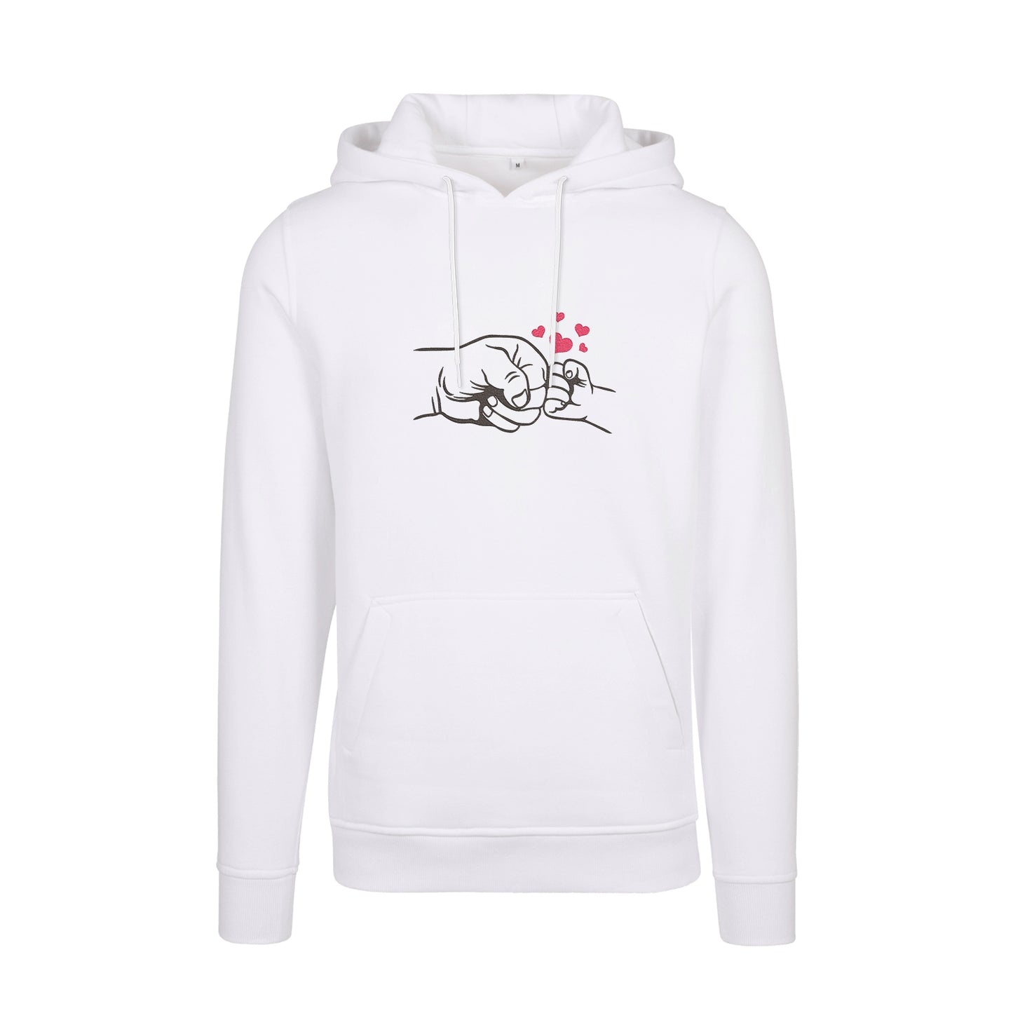 Bluza z kapturem z haftem „Father and Son Hands” | Emocjonalny prezent dla taty i syna