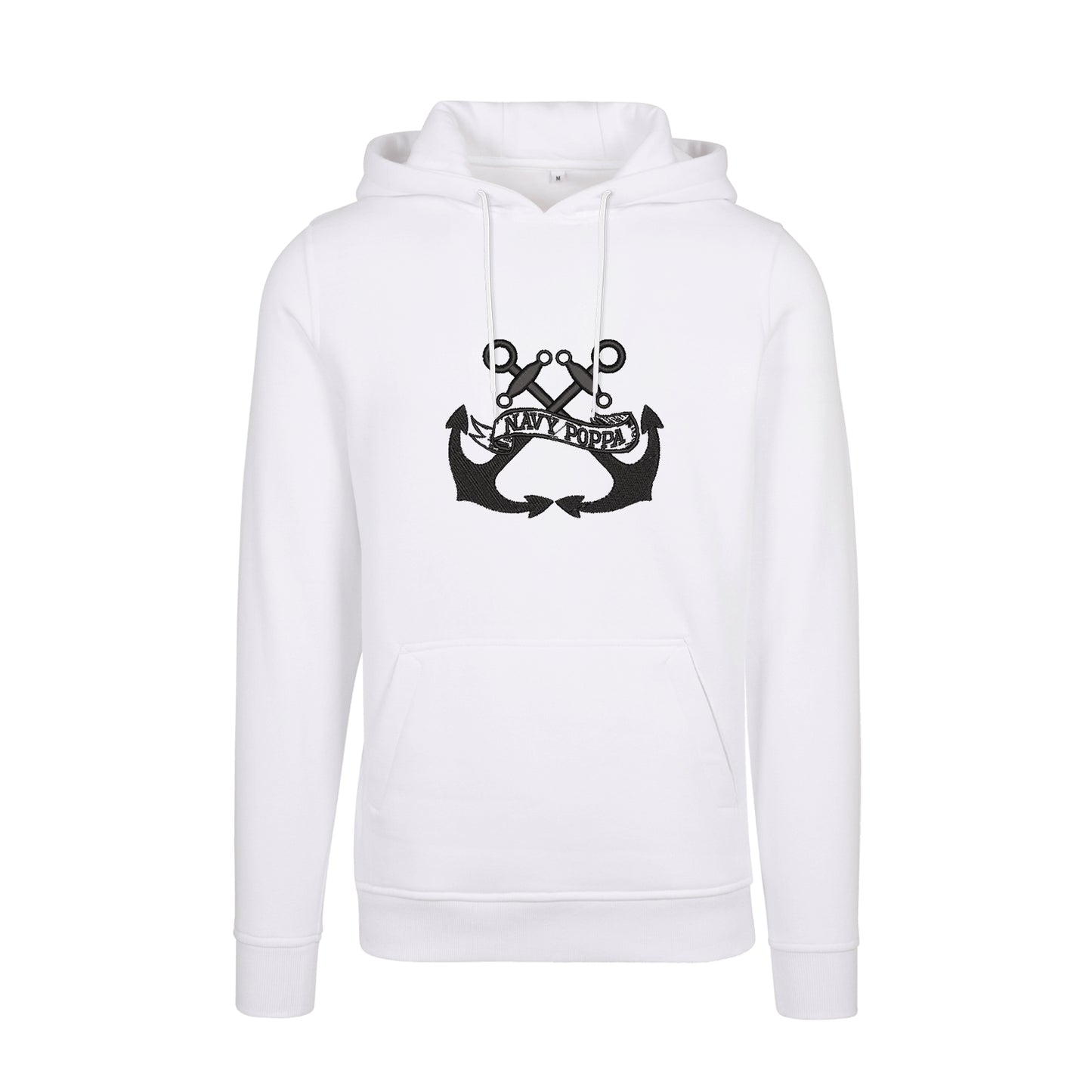 Bluza z kapturem "Navy Poppa" z haftem | Bluza z kapturem dla taty marynarza | Prezent dla taty z pasją do morza