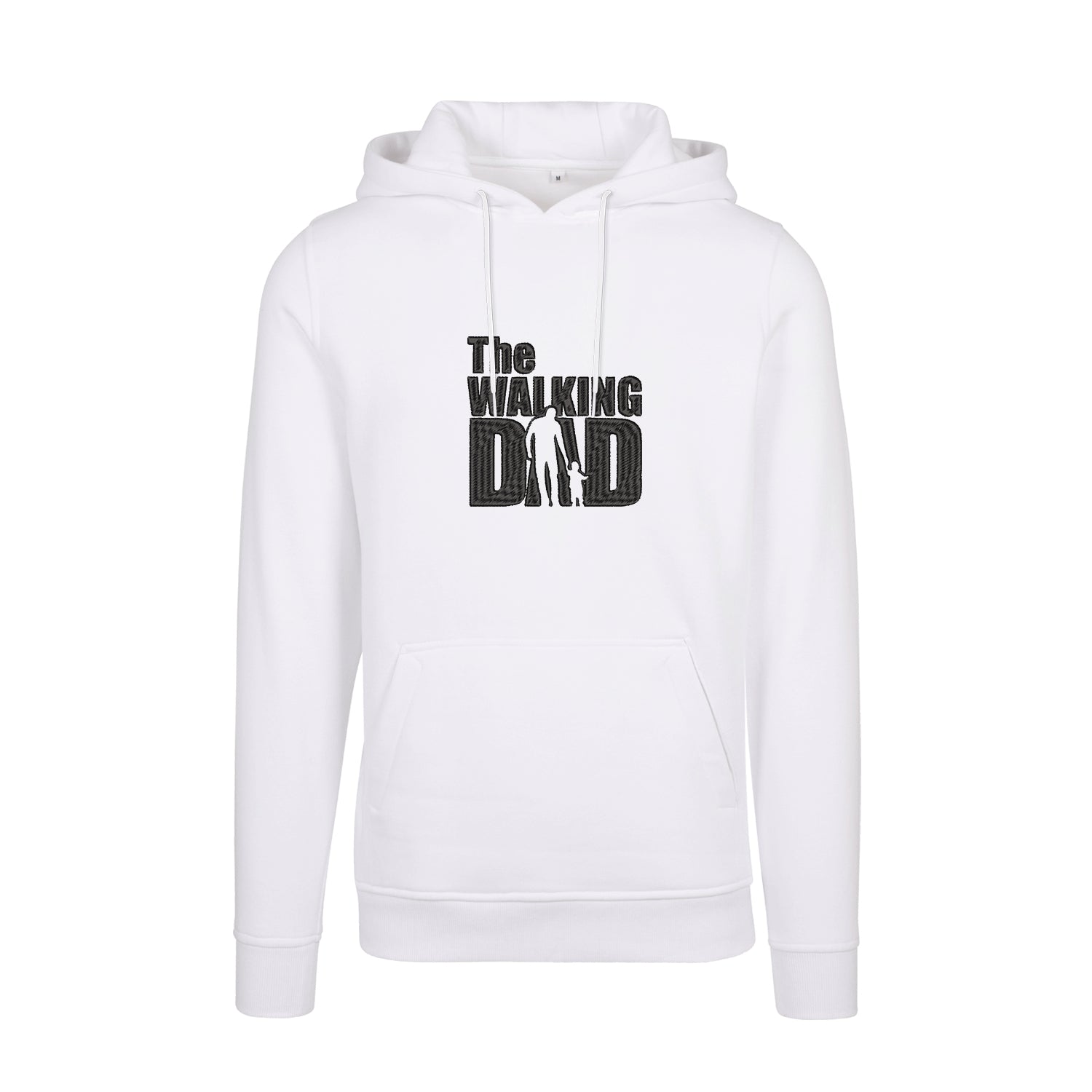 Bluza z kapturem „The Walking Dad” z haftem | Śmieszny prezent dla taty | Bluza z kapturem z oryginalnym wzorem Haft z radości