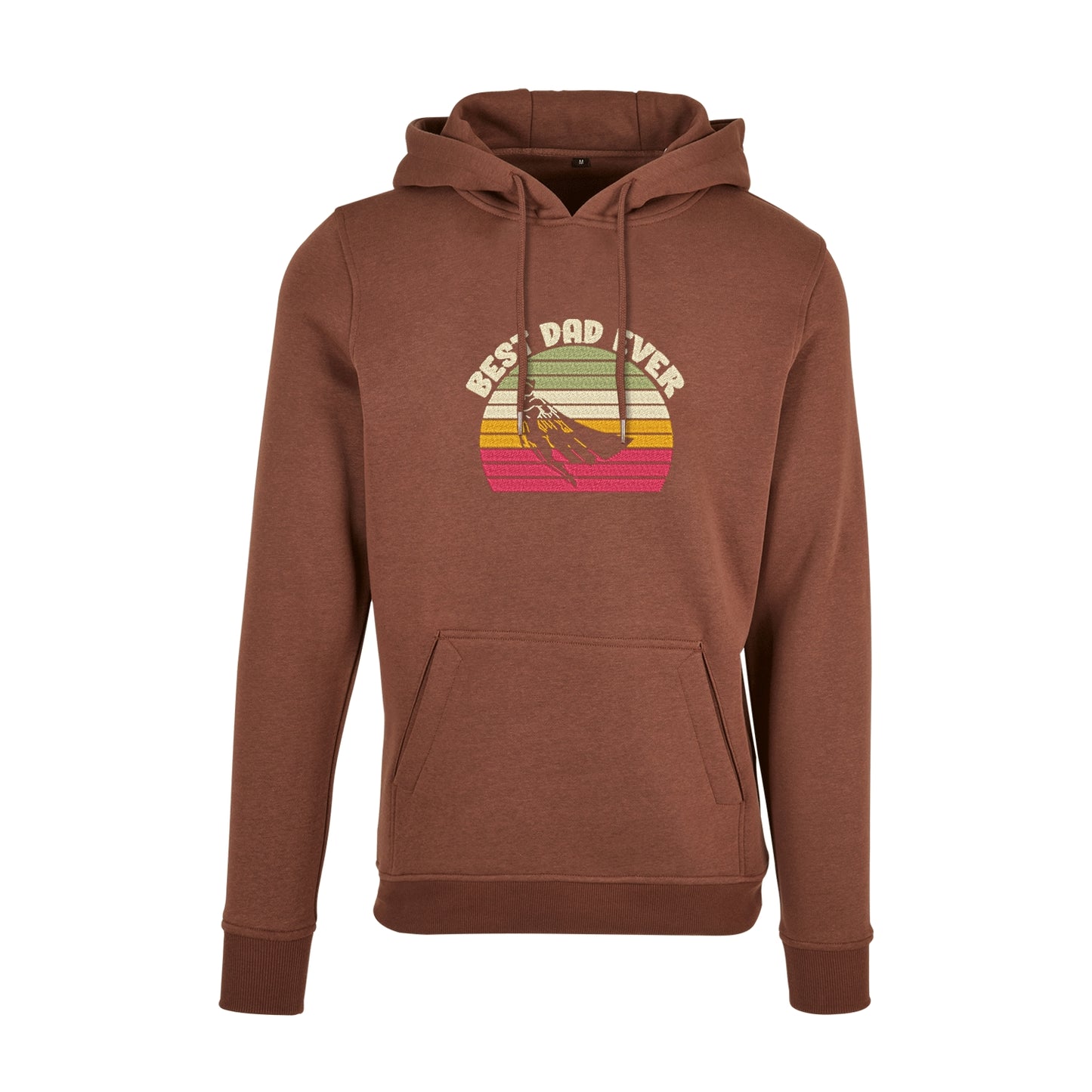 Bluza z kapturem „Best Dad Ever Hero” z haftem | Prezent dla taty | Męska bluza z kapturem