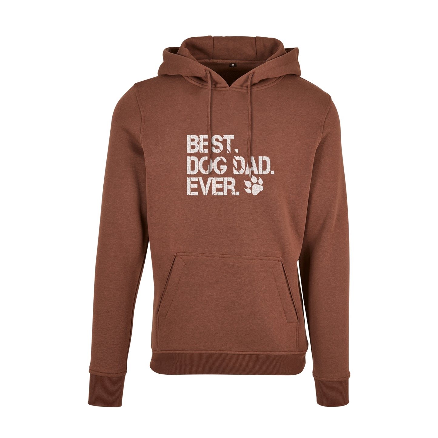 Bluza z kapturem „Best Dog Dad Ever 2” z haftem | Prezent dla psiarza | Męska bluza z kapturem