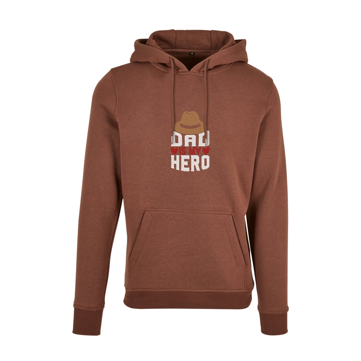 Bluza z kapturem „Dad is My Hero” z haftem komputerowym – idealna na prezent dla taty