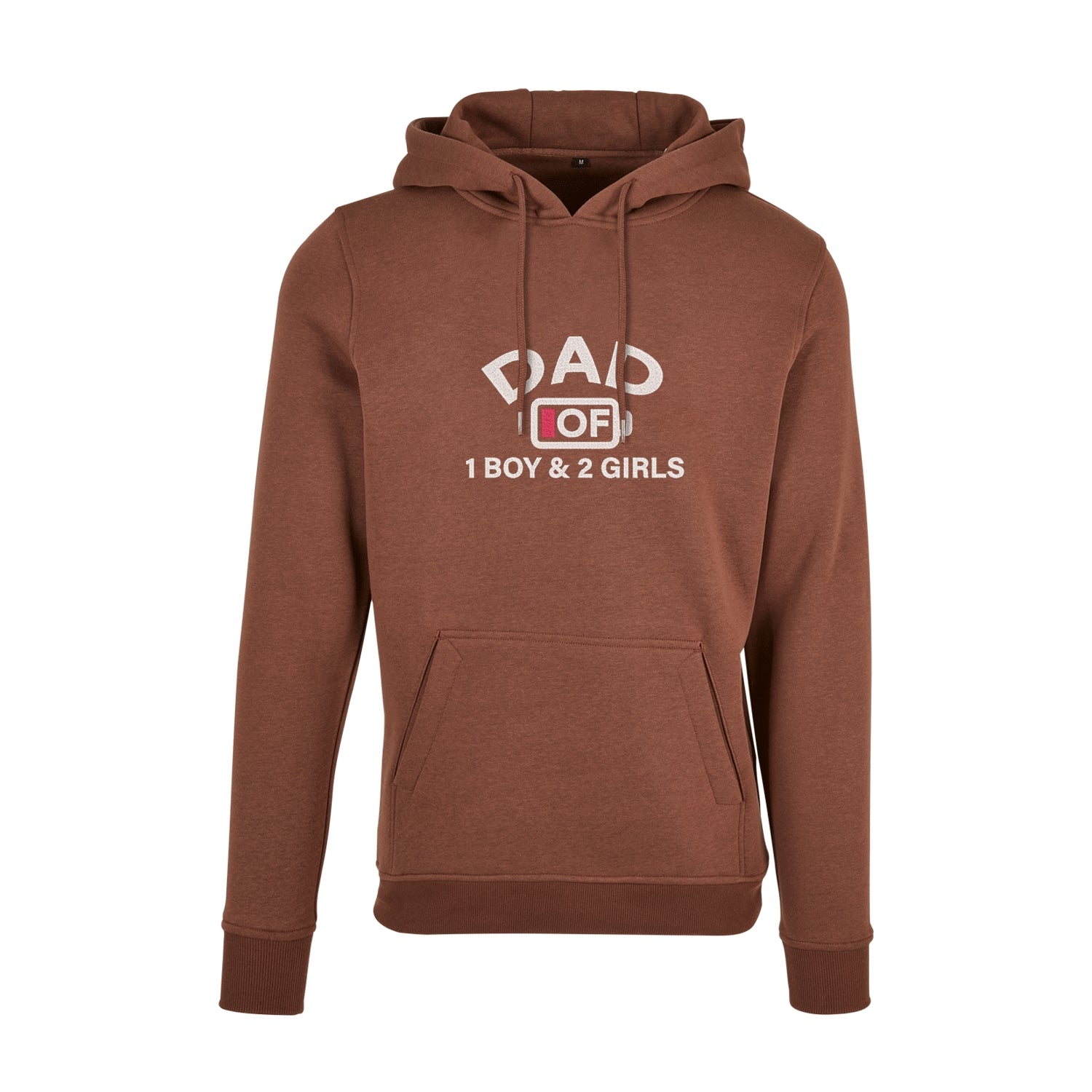 Bluza z kapturem „Dad of 1 Boy & 2 Girls” z haftem – prezent dla taty trójki dzieci | Bluza dla dumnego ojca