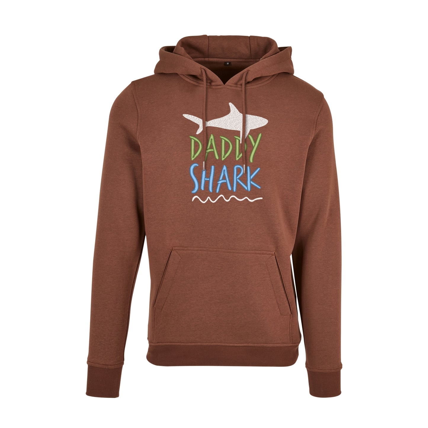 Bluza z kapturem z haftem „Daddy Shark” | Prezent dla taty z humorem