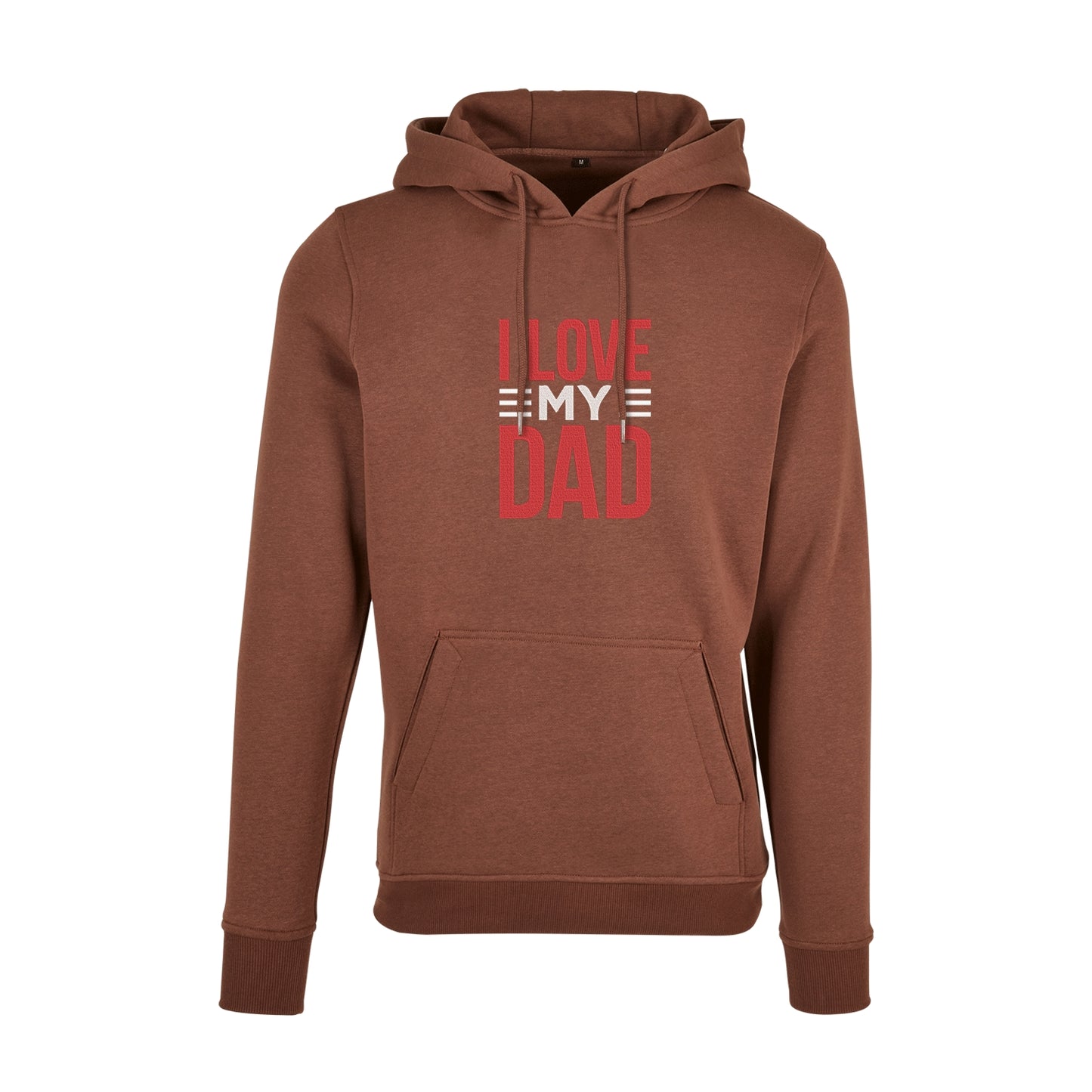 Bluza z kapturem "I Love My Dad 2" z haftem | Prezent dla taty | Bluza z kapturem