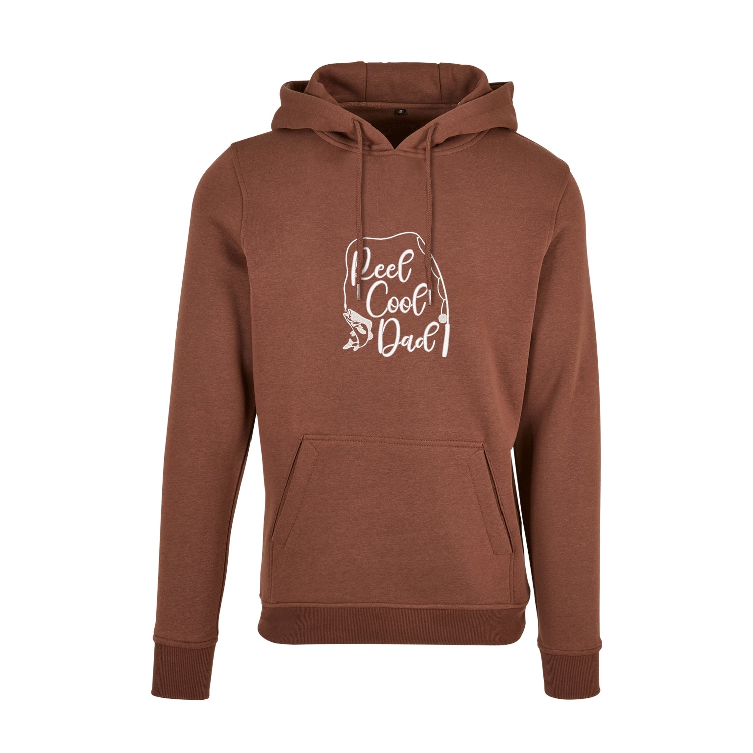 Bluza z kapturem „Reel Cool Dad” z haftem | Prezent dla wędkarza | Bluza z kapturem dla taty