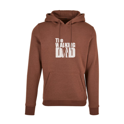 Bluza z kapturem „The Walking Dad” z haftem | Śmieszny prezent dla taty | Bluza z kapturem z oryginalnym wzorem Haft z radości