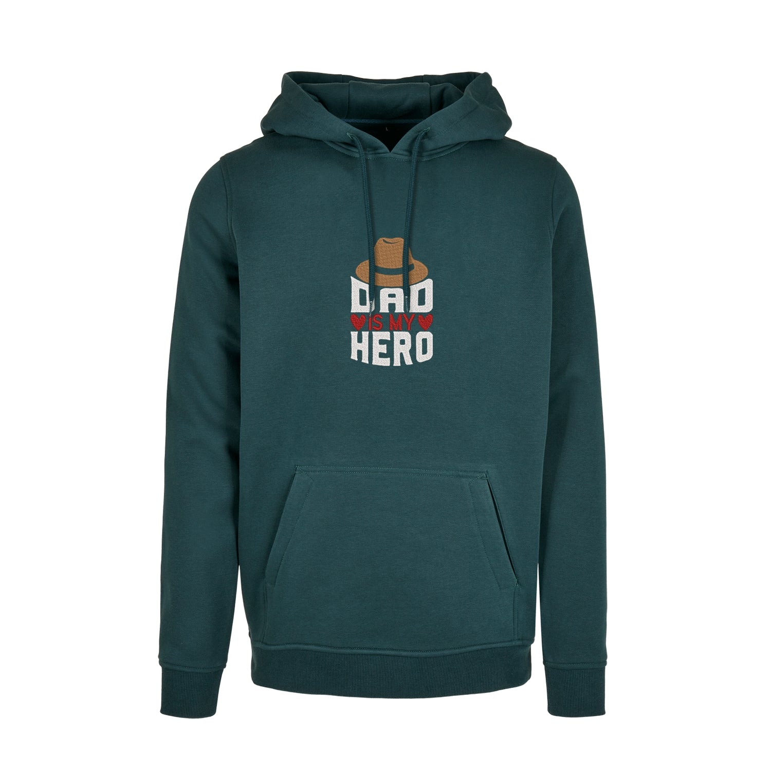 Bluza męska „Dad is My Hero” z haftem – wyjątkowy prezent dla taty, różne kroje Haft z radości - nadruki i haft na odzieży Warszawa