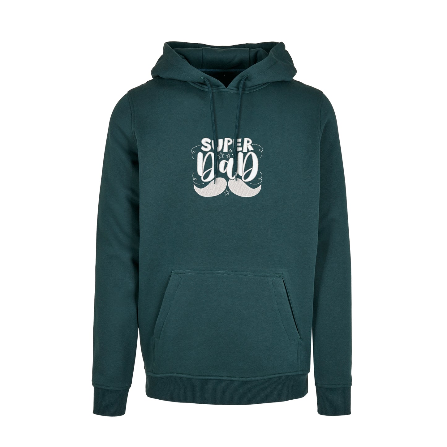 Bluza „Super Dad Father’s Day” z haftem komputerowym – idealny prezent na Dzień Ojca, dostępna w wersji bez kaptura, z kapturem i oversize Haft z radości - nadruki i haft na odzieży Warszawa