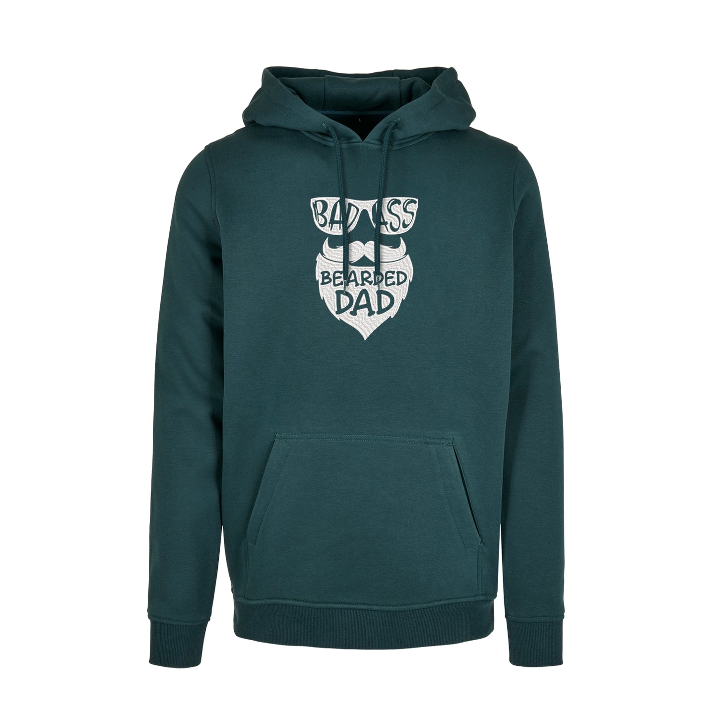 Bluza z kapturem "Bearded Dad" z haftem | Prezent dla brodatego taty | Wysokiej jakości bluza męska