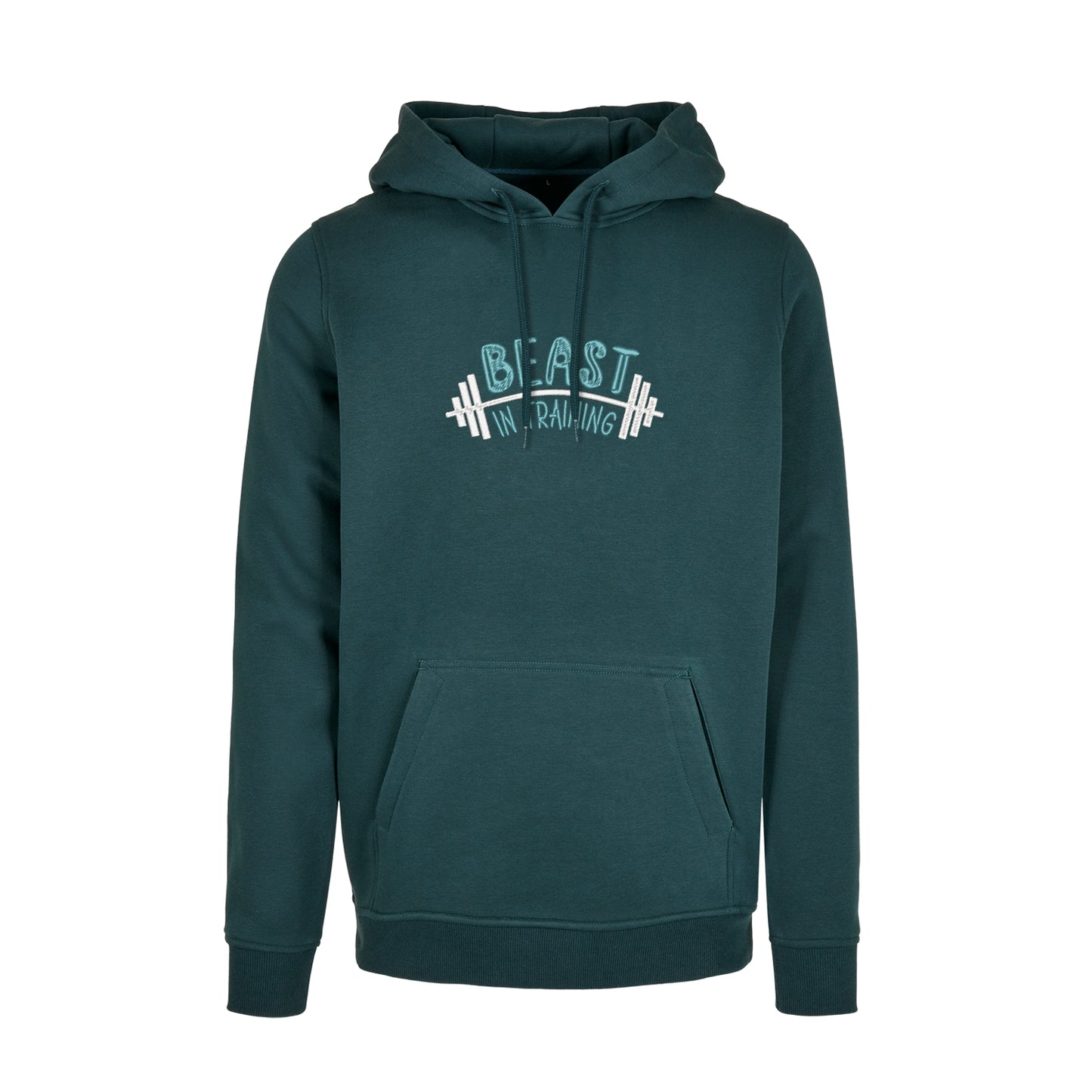 Bluza z kapturem "Beast in Training Dad" z haftem | Prezent dla aktywnego taty | Męska bluza z kapturem