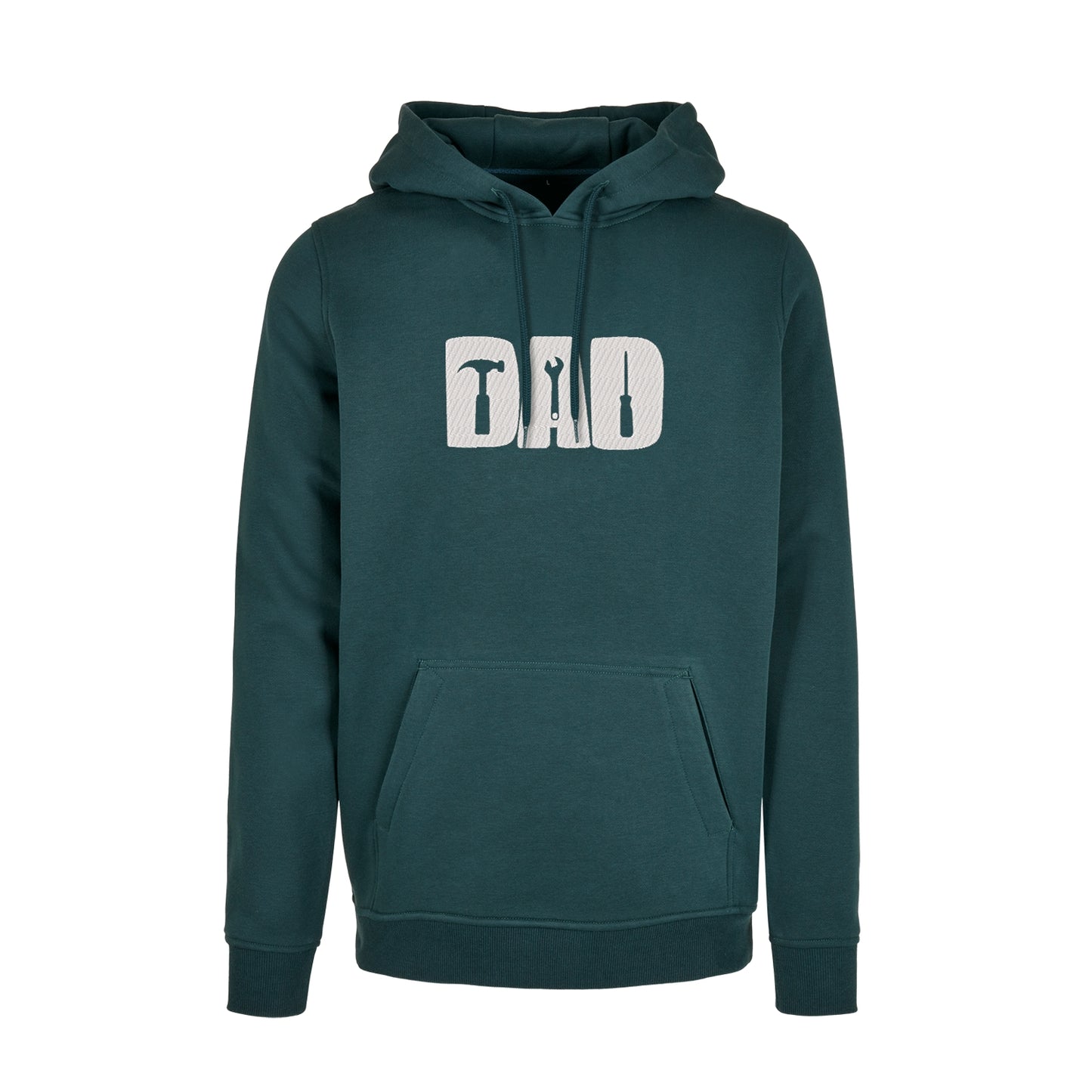 Bluza z kapturem z haftem „Dad” – Klasyczna bluza z kapturem dla taty | Prezent dla ojca
