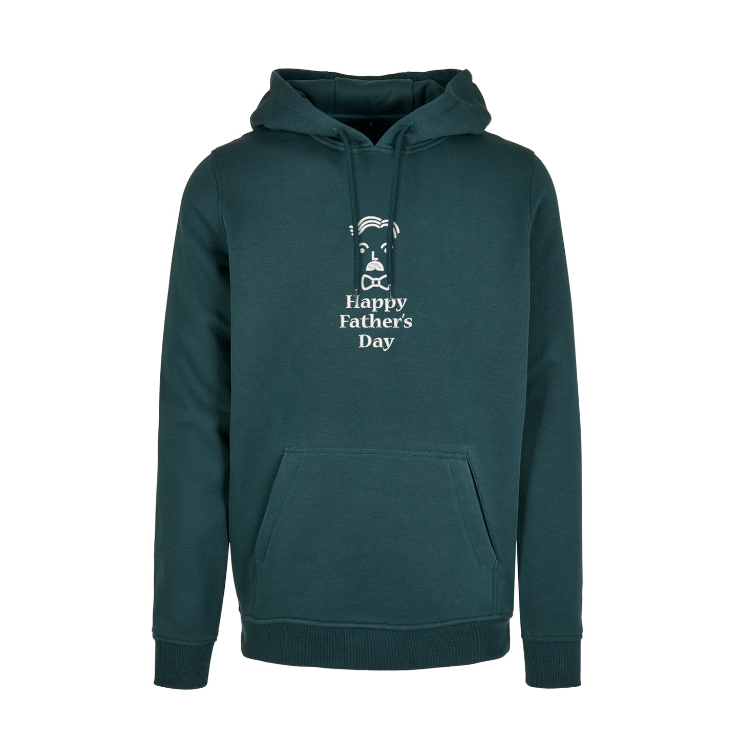 Bluza z kapturem na Dzień Ojca z haftem „Happy Father's Day” i narzędziami – prezent dla taty majsterkowicza