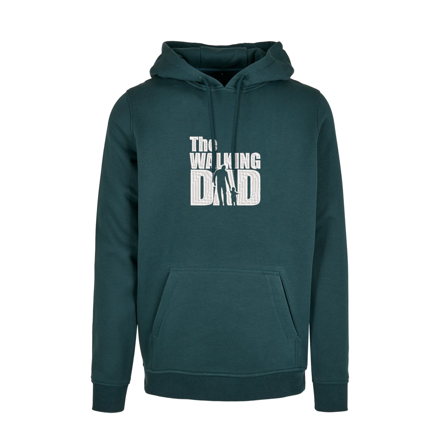 Bluza z kapturem „The Walking Dad” z haftem | Śmieszny prezent dla taty | Bluza z kapturem z oryginalnym wzorem