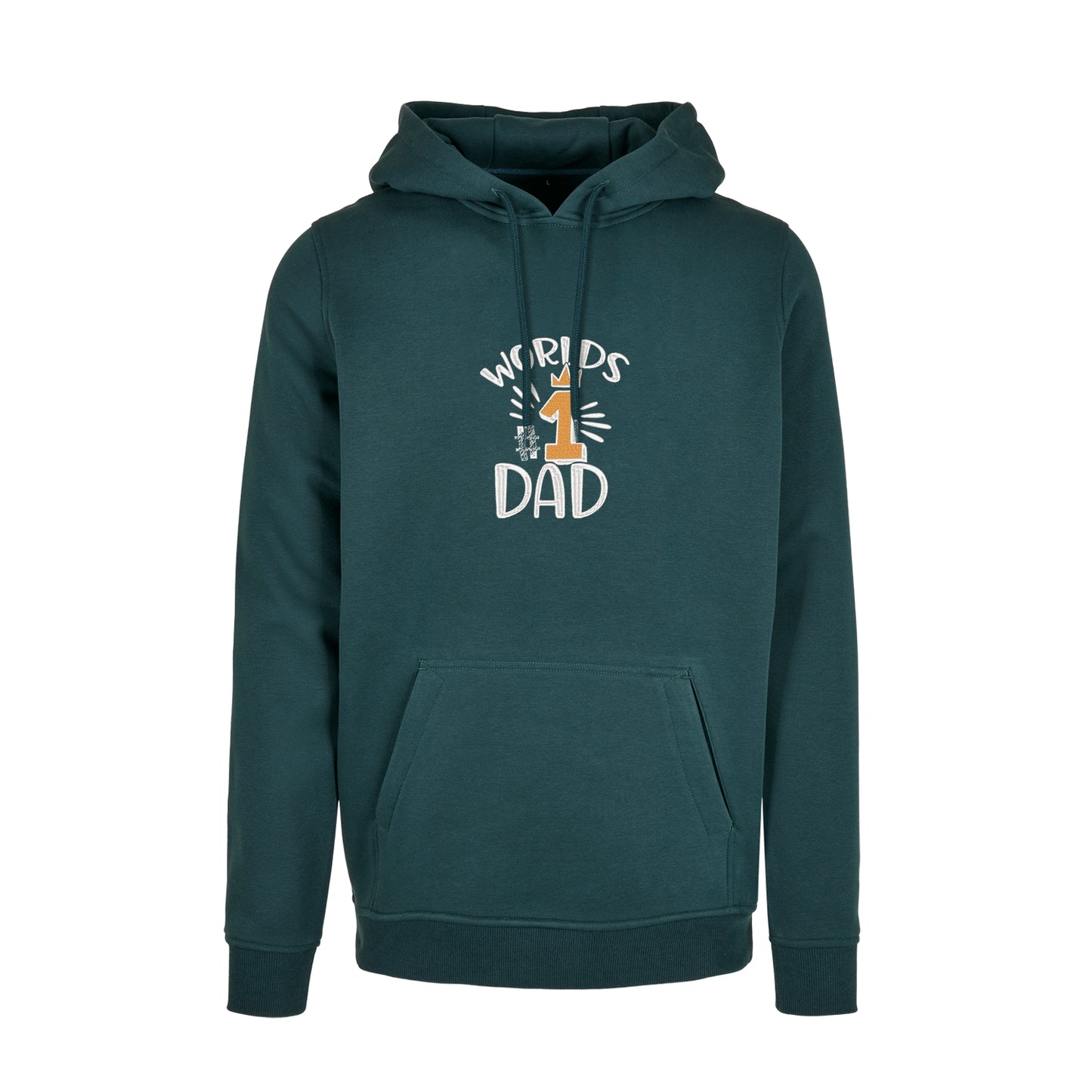 Bluza z kapturem „World’s No.1 Dad” z haftem – idealna na prezent dla najlepszego taty