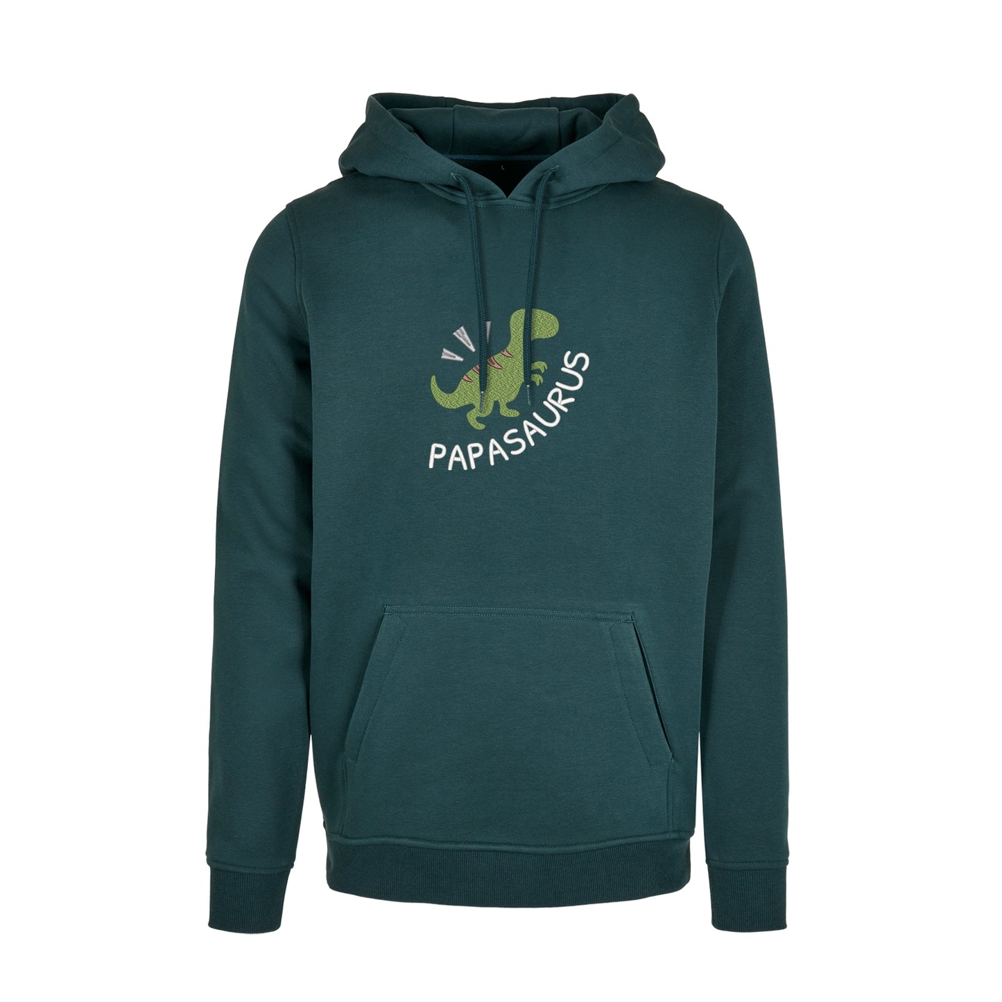 Bluza z kapturem "Papasaurus" z haftem dla taty | Prezent na Dzień Ojca | Bluza z kapturem z dinozaurem