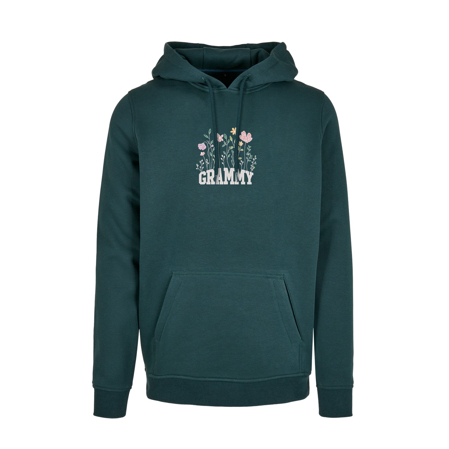 Bluza Floral Grammy – delikatny kwiatowy wzór dla eleganckiej Babci Haft z radości - nadruki i haft na odzieży Warszawa