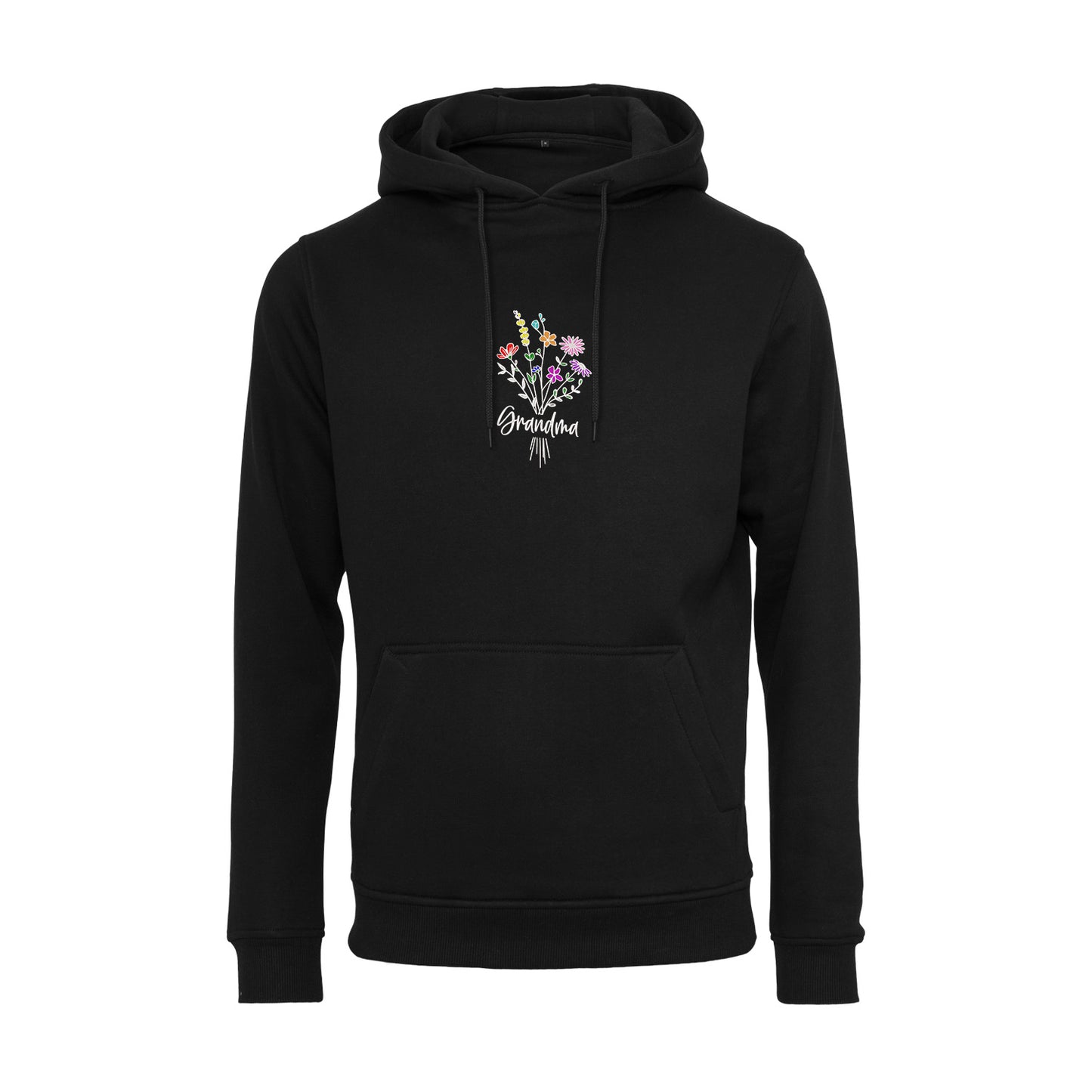 Bluza Grandma Floral – subtelny kwiatowy haft dla Babci Haft z radości - nadruki i haft na odzieży Warszawa
