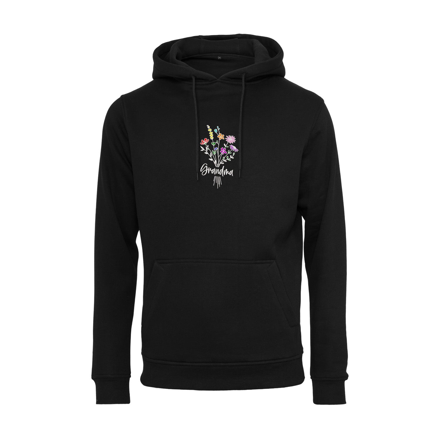 Bluza Grandma Floral – subtelny kwiatowy haft dla Babci Haft z radości - nadruki i haft na odzieży Warszawa