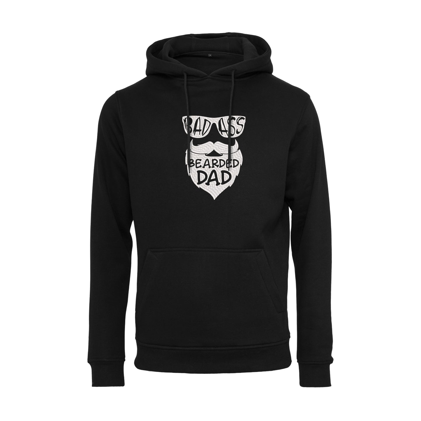 Bluza z kapturem "Bearded Dad" z haftem | Prezent dla brodatego taty | Wysokiej jakości bluza męska