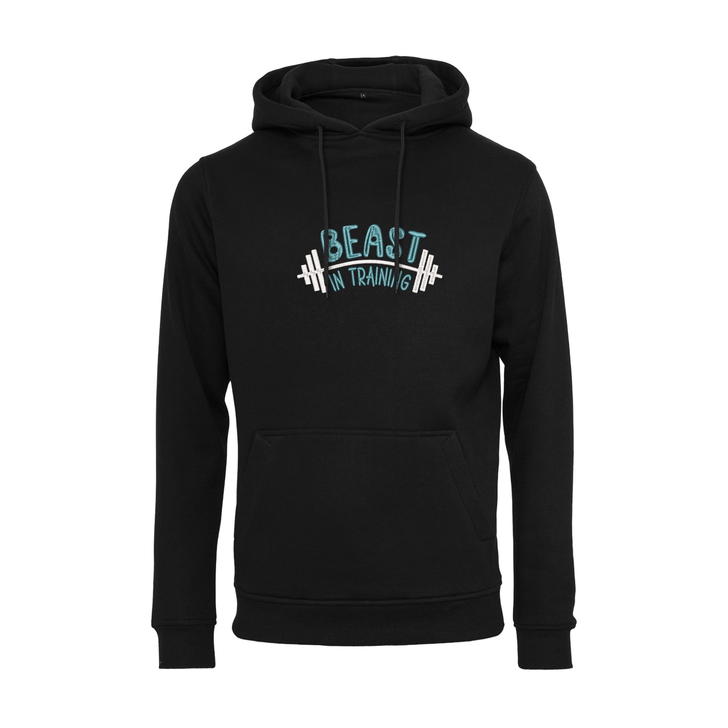 Bluza z kapturem "Beast in Training Dad" z haftem | Prezent dla aktywnego taty | Męska bluza z kapturem