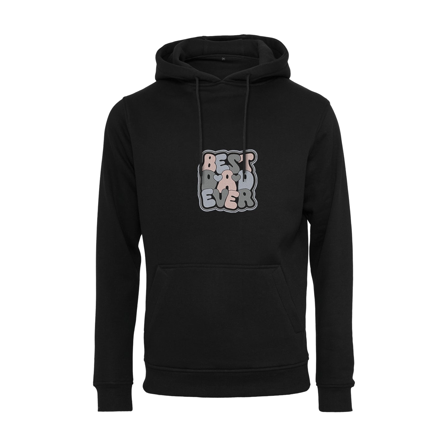 Bluza z kapturem „Best Dad Ever 2” z haftem | Prezent dla taty | Męska bluza z kapturem