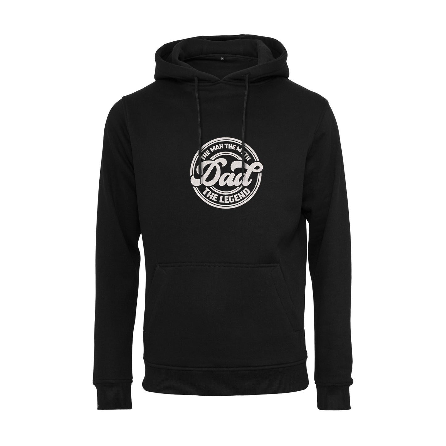 Bluza z kapturem „Dad – The Man, The Myth, The Legend” z haftem | Prezent dla taty z charakterem