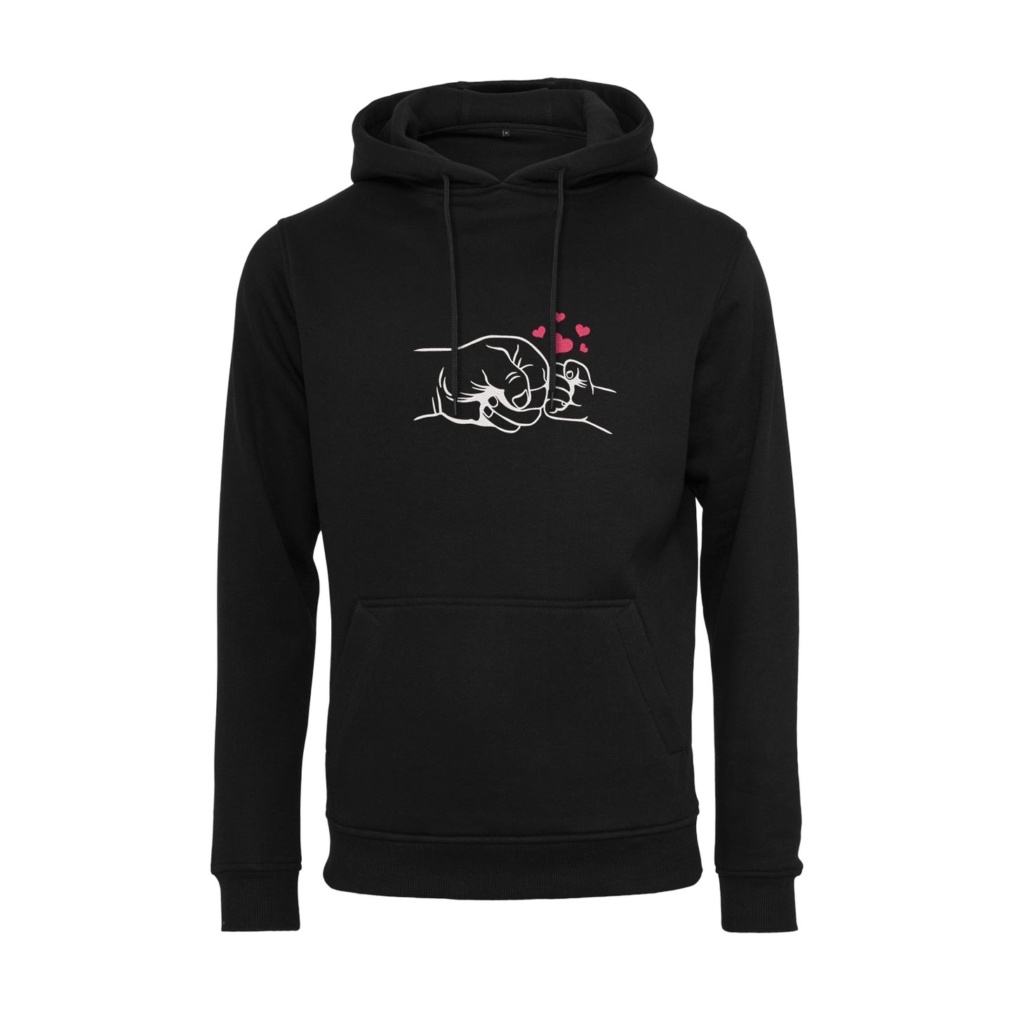 Bluza z kapturem z haftem „Father and Son Hands” | Emocjonalny prezent dla taty i syna