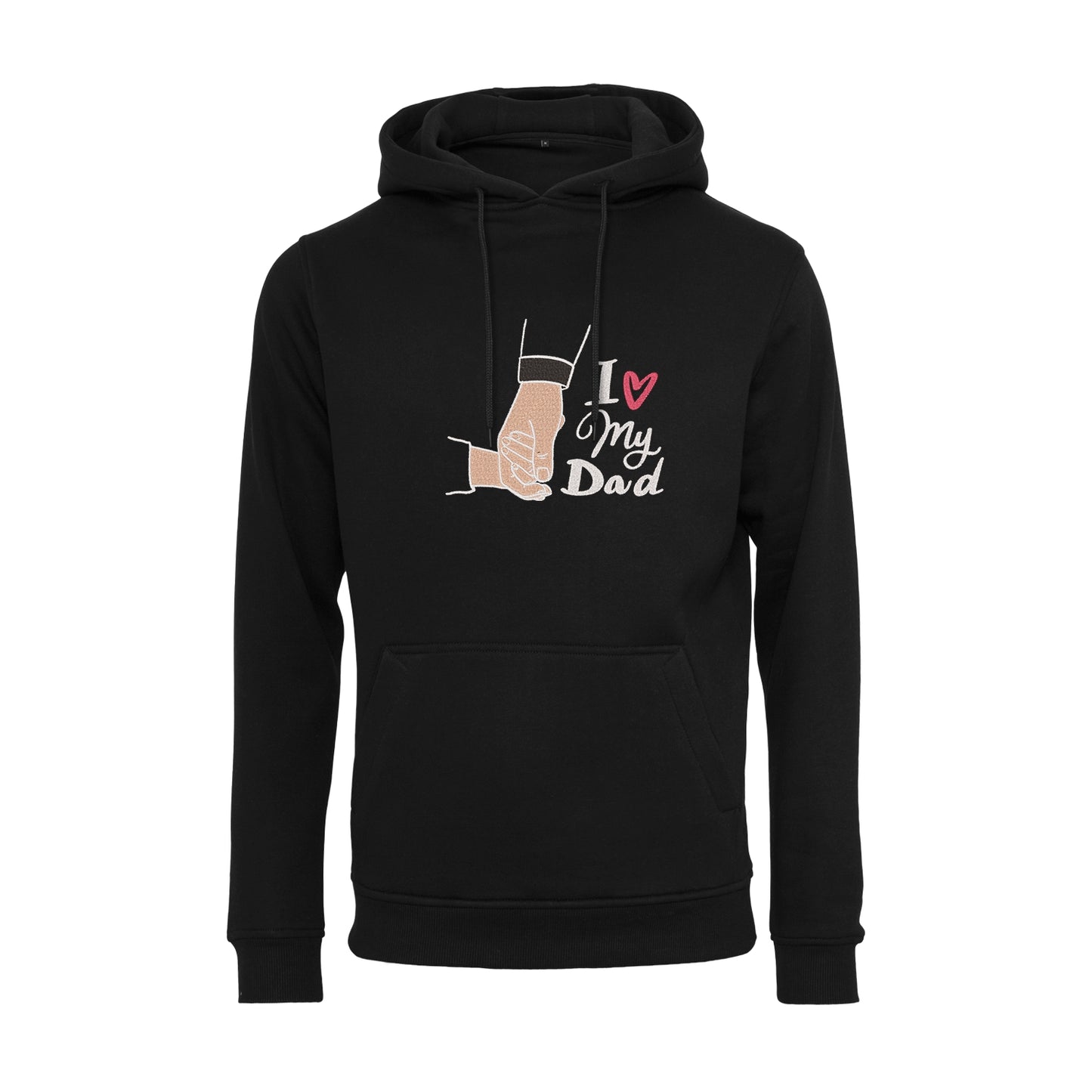 Bluza z kapturem "I Love My Dad" z haftem | Prezent dla taty | Bluza z kapturem
