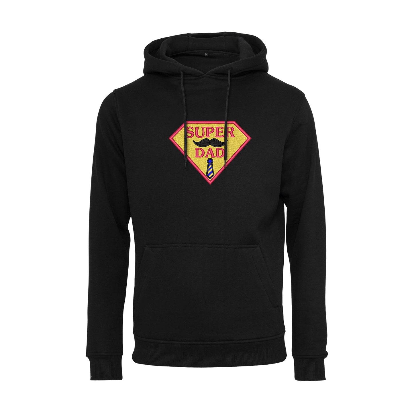 Bluza z kapturem „Super Dad” z haftem | Prezent dla taty | Bluza z kapturem dla superbohatera
