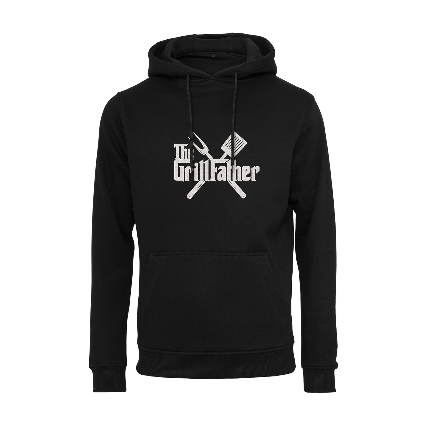 Bluza z kapturem „The Grill Father” z haftem | Prezent dla fana grilla | Śmieszna bluza na Dzień Ojca lub urodziny