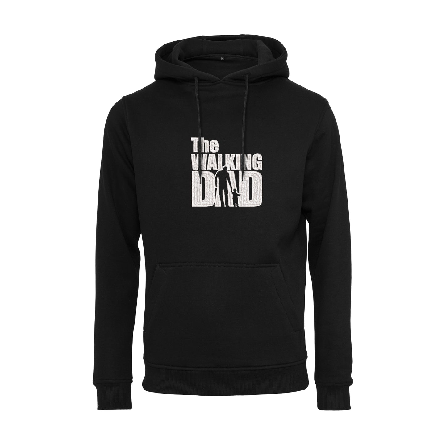 Bluza z kapturem „The Walking Dad” z haftem | Śmieszny prezent dla taty | Bluza z kapturem z oryginalnym wzorem