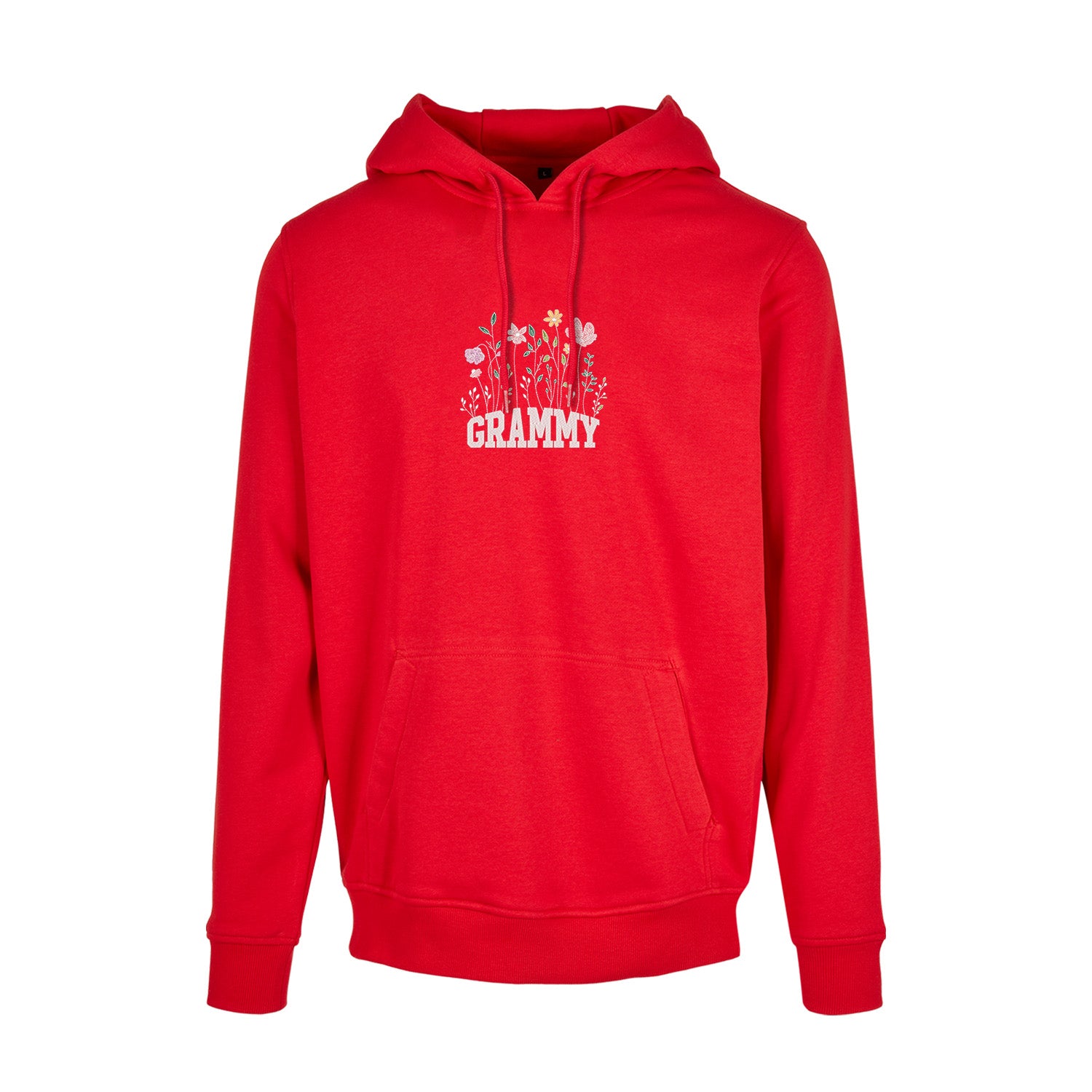 Bluza Floral Grammy – delikatny kwiatowy wzór dla eleganckiej Babci Haft z radości - nadruki i haft na odzieży Warszawa