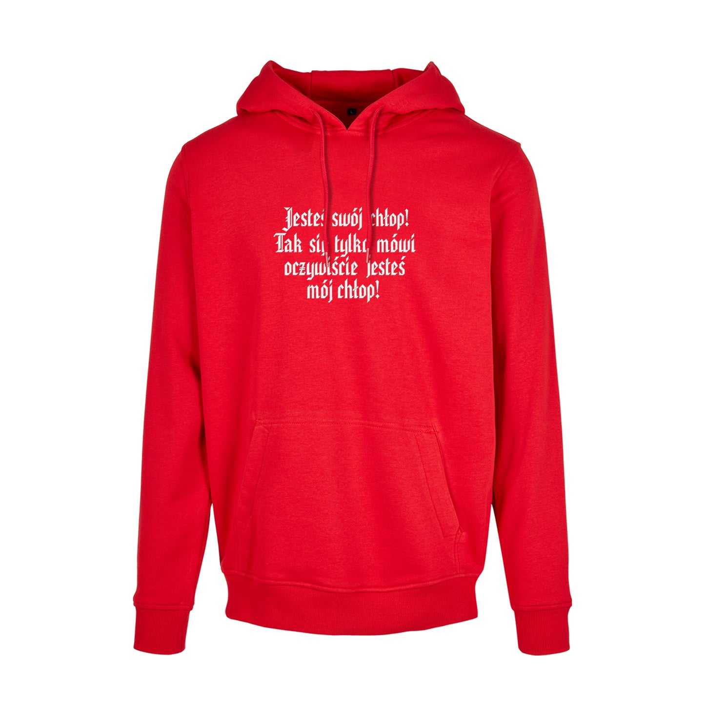 Bluza z haftem 3D „Jesteś swój chłop! Tak się tylko mówi, oczywiście jesteś mój chłop!” Haft z radości - nadruki i haft na odzieży Warszawa