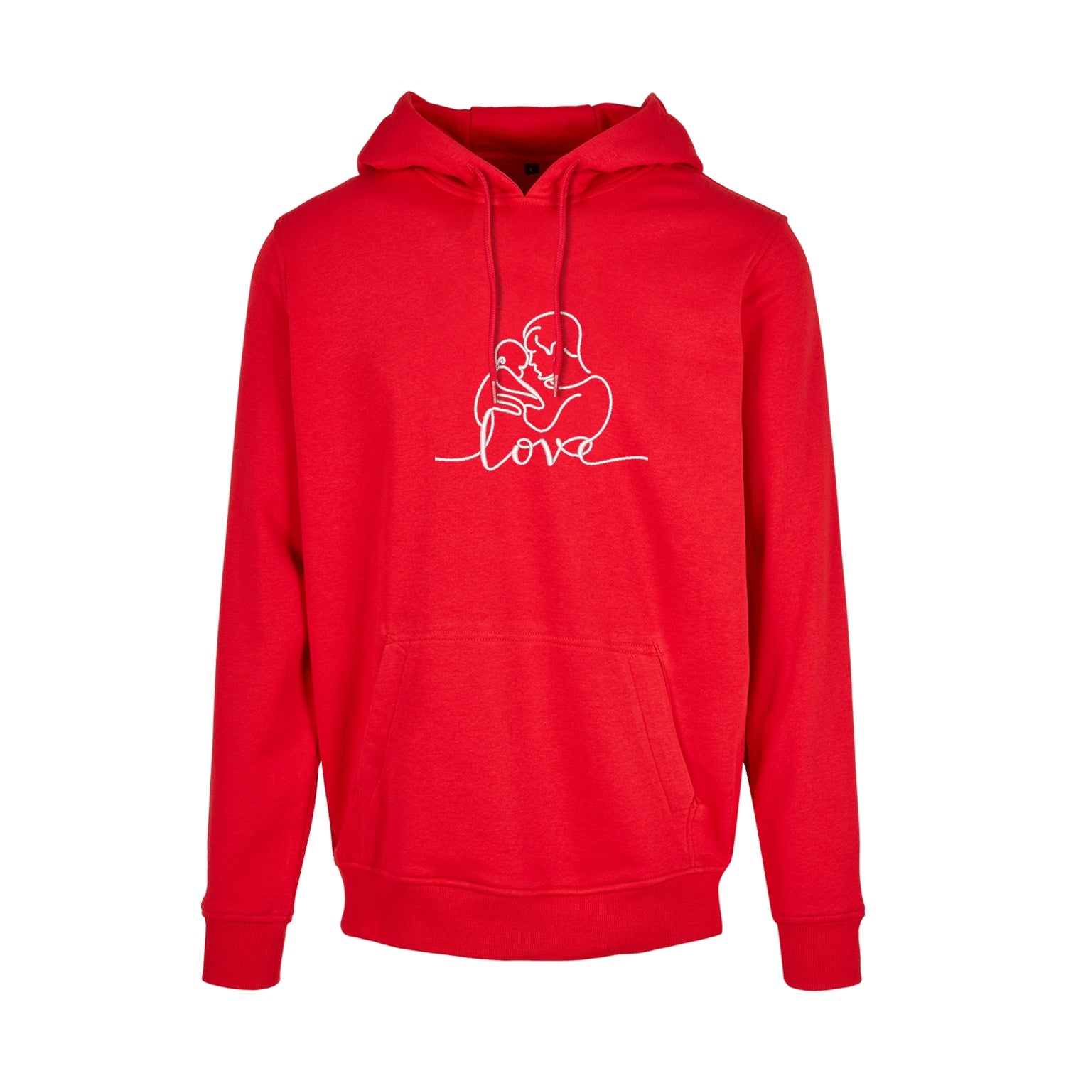 Bluza „LOVE" z haftem – Tata z dzieckiem – idealna bluza dla taty wędkarza, dostępna w kroju bez kaptura, z kapturem i oversize Haft z radości - nadruki i haft na odzieży Warszawa
