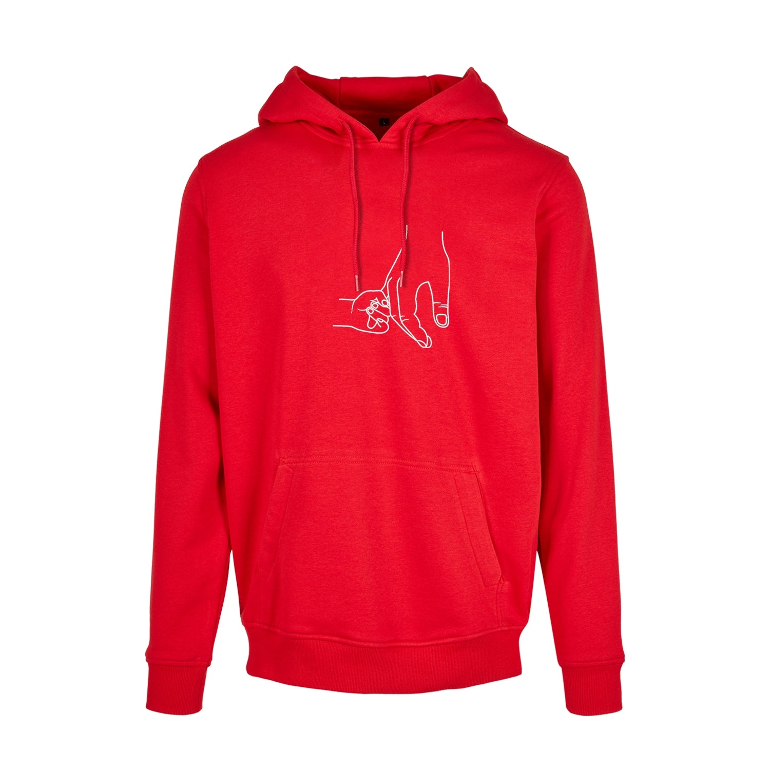 Bluza z haftem z kapturem „Dad and Baby Holding Hands” – Symbol więzi ojca z dzieckiem | Prezent dla taty Haft z radości