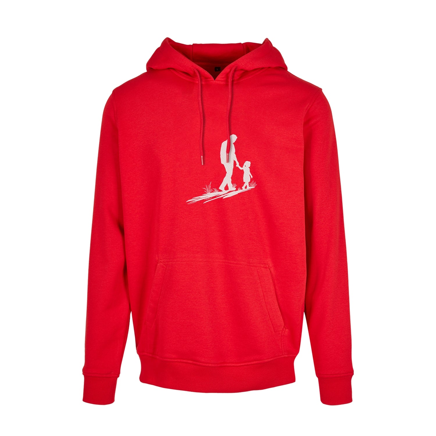 Bluza z kapturem z haftem „Father and Daughter Silhouette” | Emocjonalny prezent dla taty
