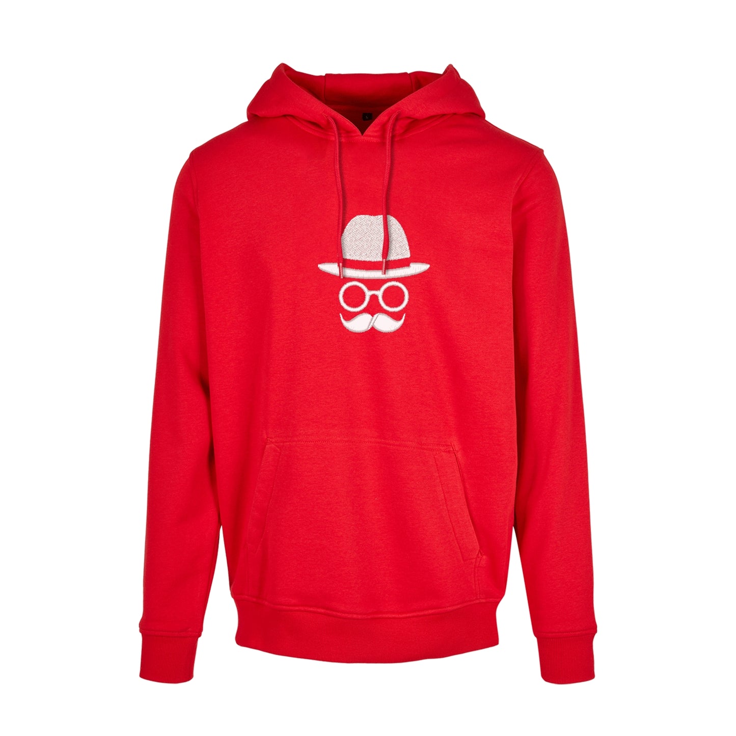 Bluza z kapturem z haftem „Father with Moustache” | Stylowy prezent dla taty z charakterem