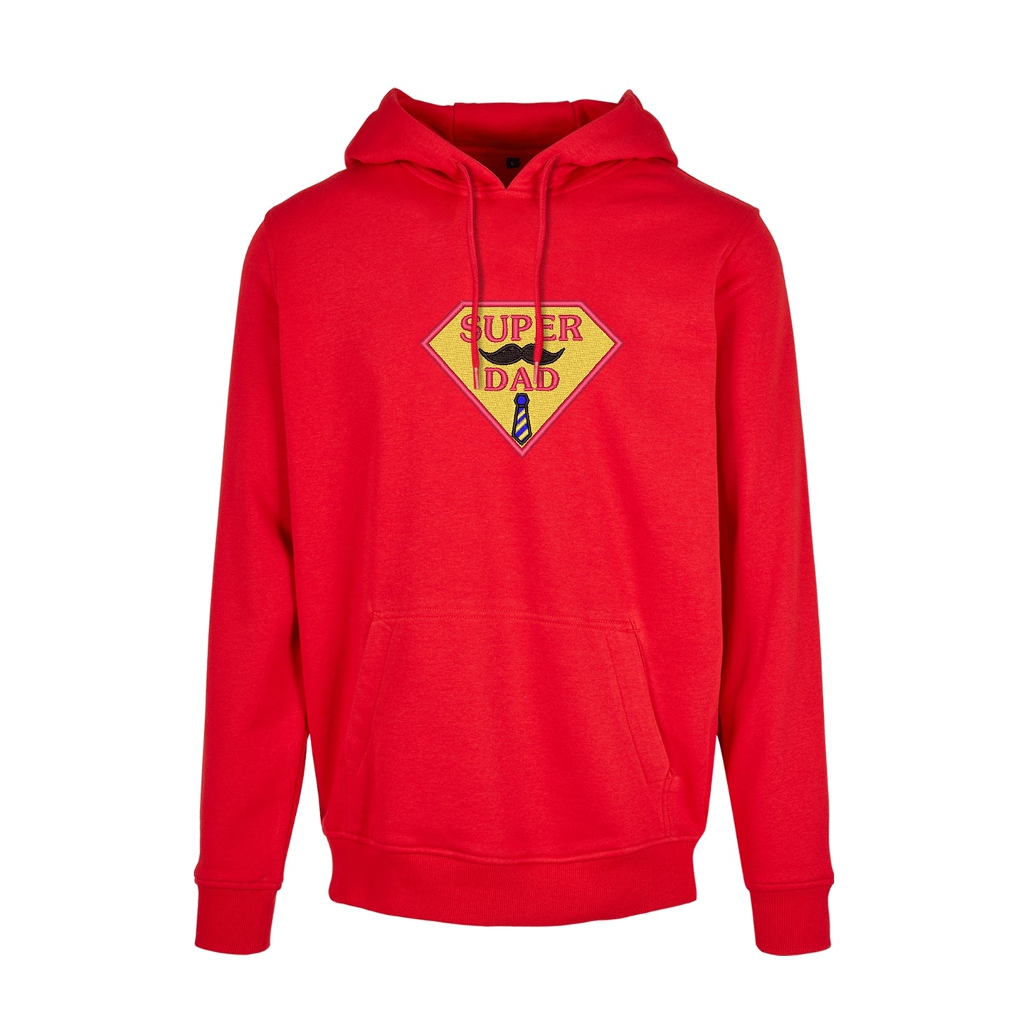 Bluza z kapturem „Super Dad” z haftem | Prezent dla taty | Bluza z kapturem dla superbohatera
