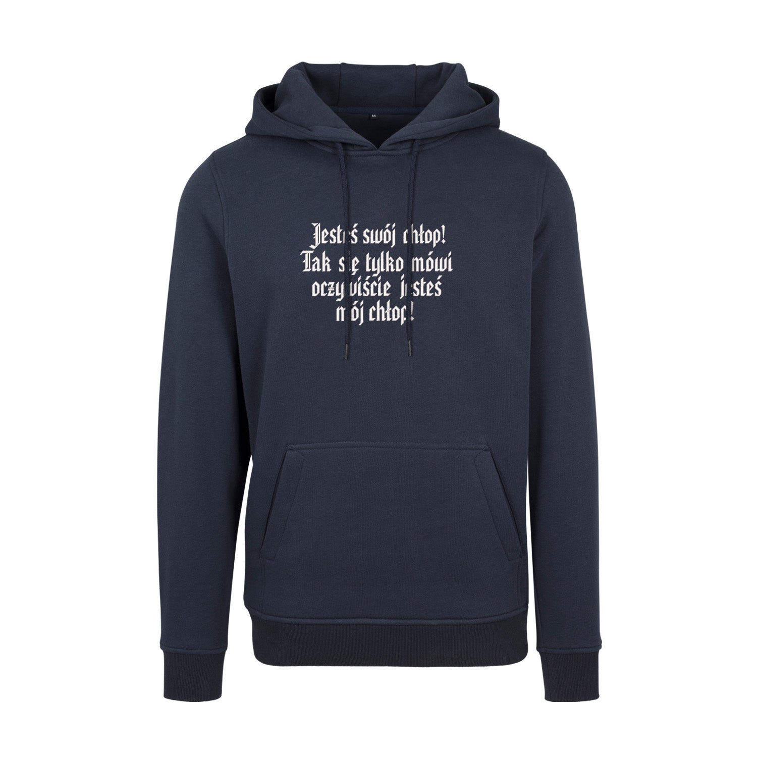 Bluza z haftem 3D „Jesteś swój chłop! Tak się tylko mówi, oczywiście jesteś mój chłop!” Haft z radości - nadruki i haft na odzieży Warszawa