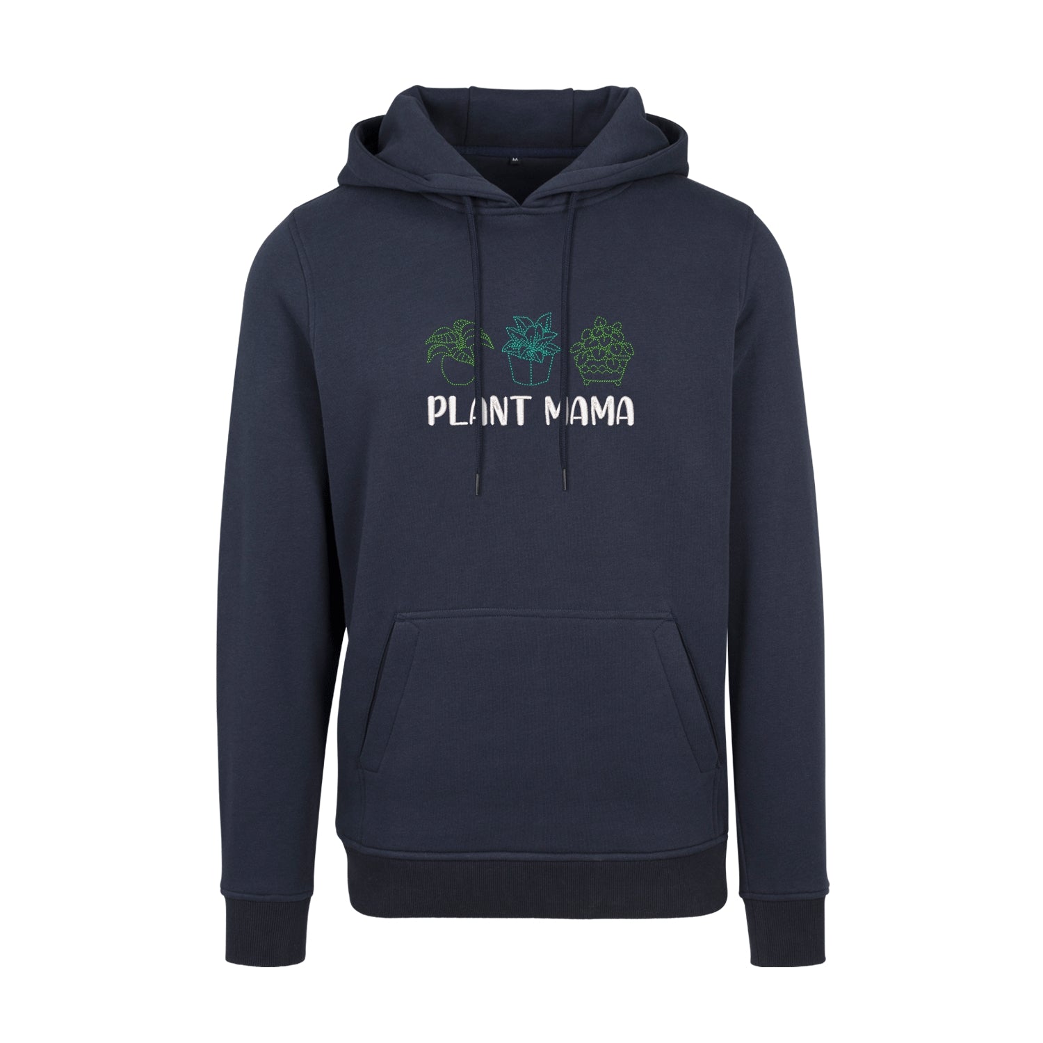 Bluza “Plant Mama” z haftem – modna bluza damska z kapturem, bez kaptura lub oversize Haft z radości - nadruki i haft na odzieży Warszawa