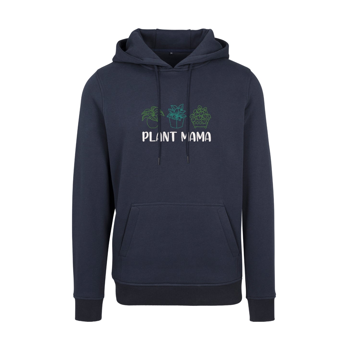 Bluza “Plant Mama” z haftem – modna bluza damska z kapturem, bez kaptura lub oversize Haft z radości - nadruki i haft na odzieży Warszawa