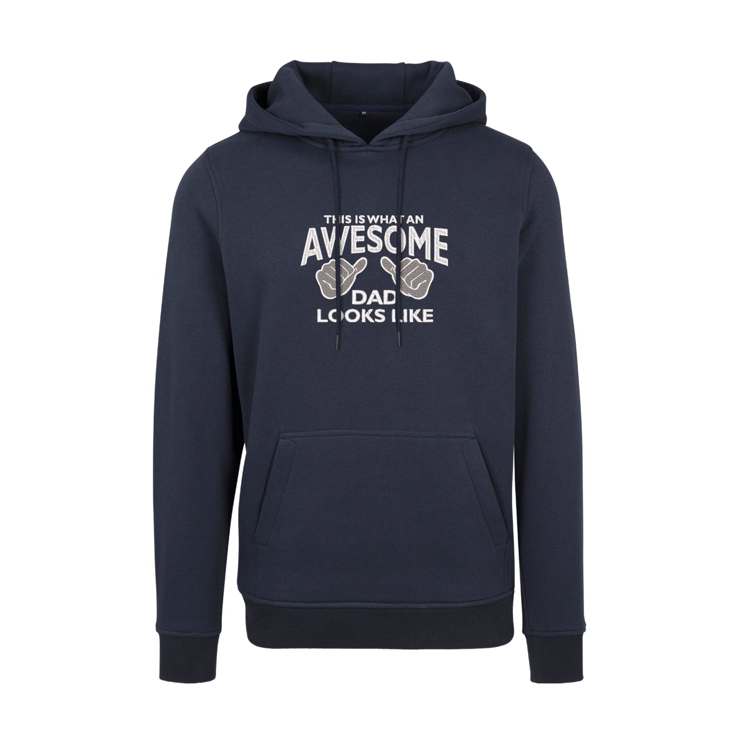 Bluza z kapturem męska "Awesome Dad" z haftem | Prezent dla taty | Wysokiej jakości haft komputerowy Haft z radości