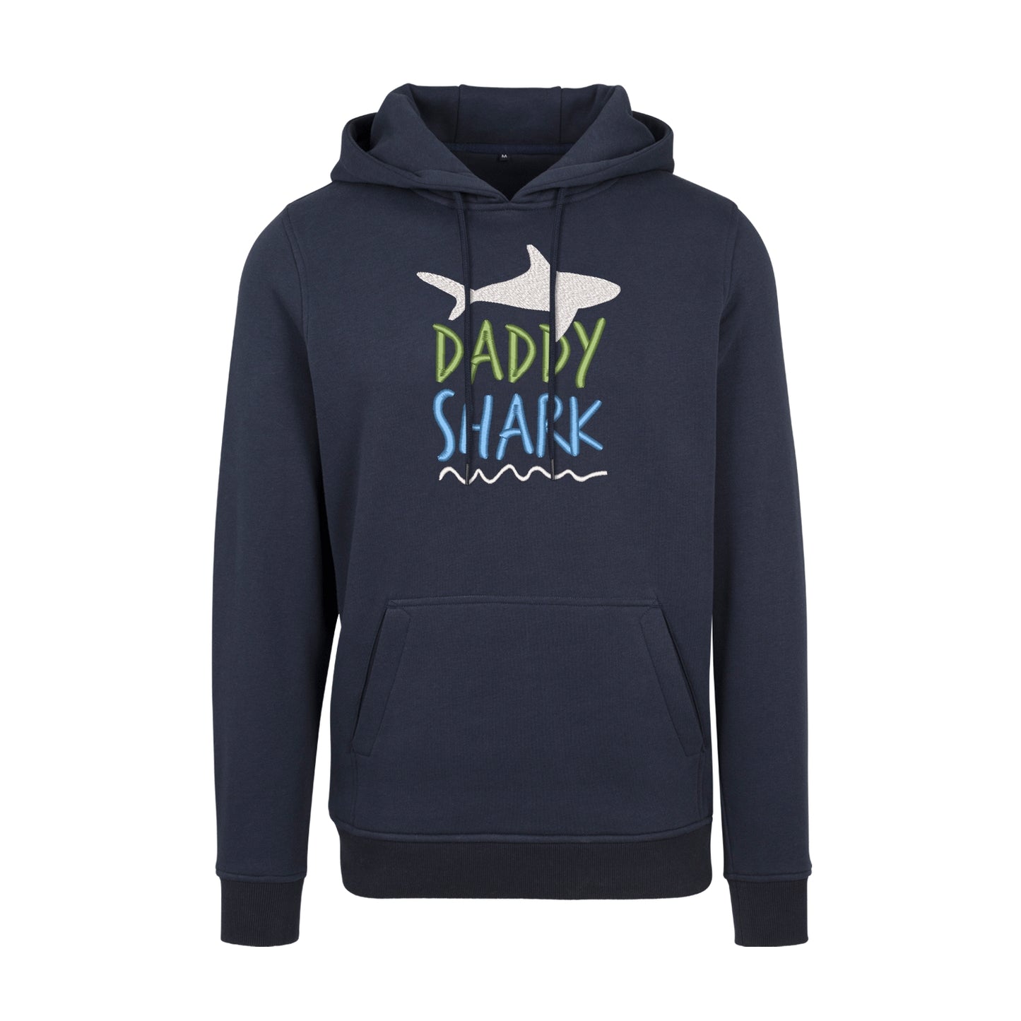 Bluza z kapturem z haftem „Daddy Shark” | Prezent dla taty z humorem
