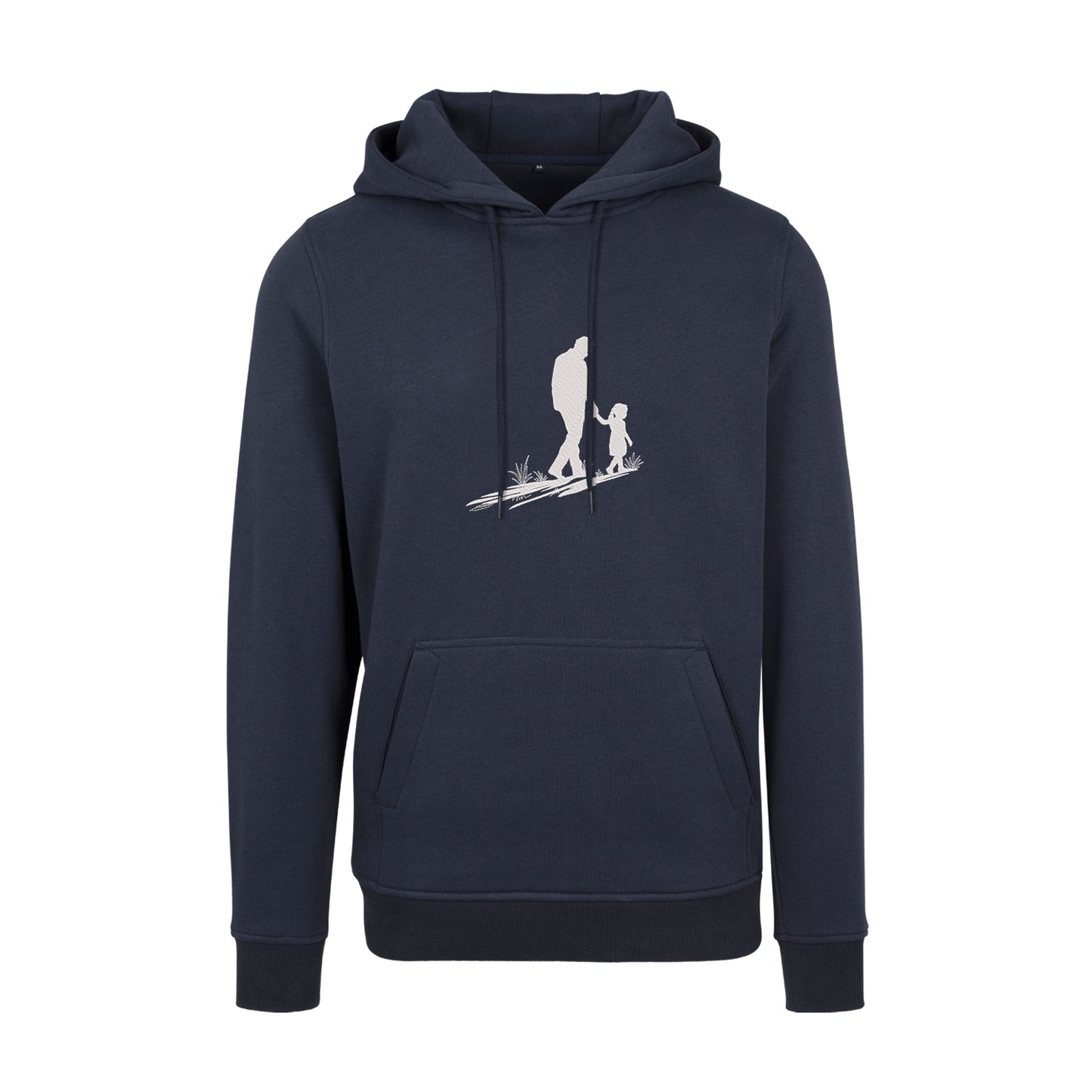 Bluza z kapturem z haftem „Father and Daughter Silhouette” | Emocjonalny prezent dla taty