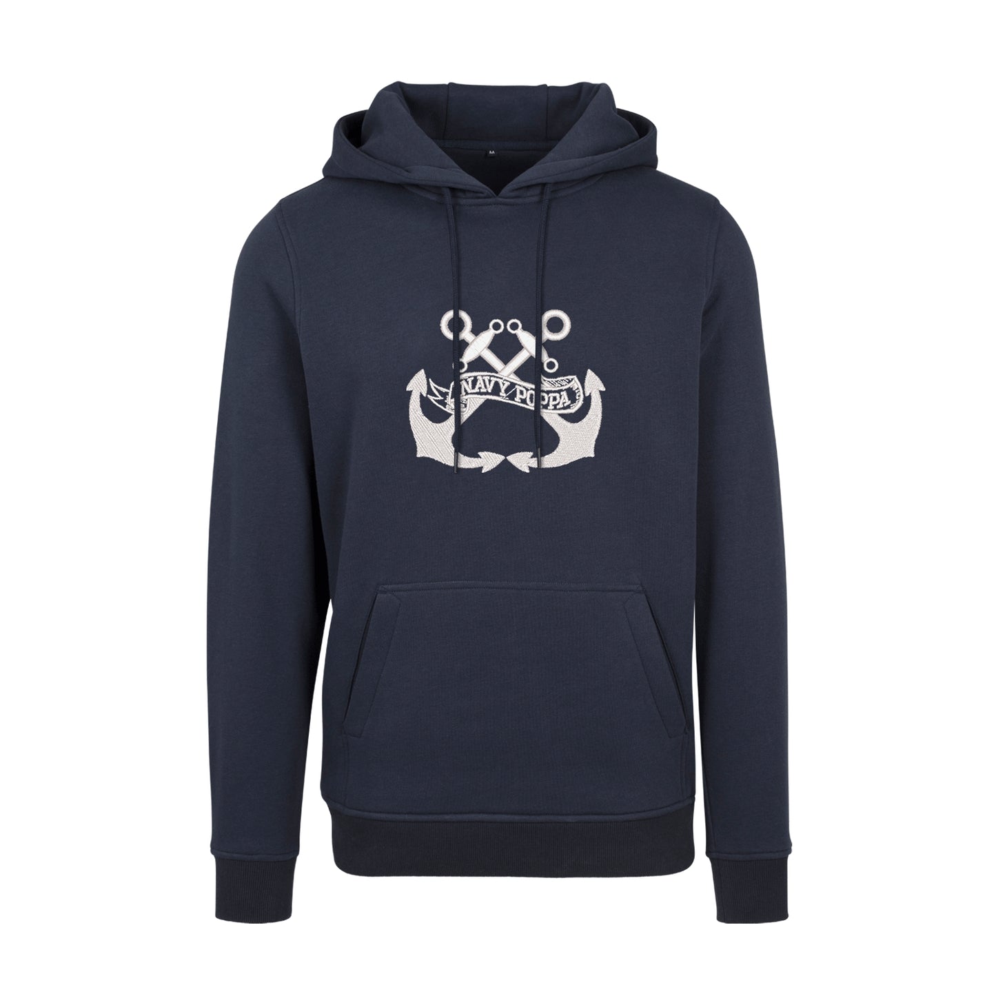 Bluza z kapturem "Navy Poppa" z haftem | Bluza z kapturem dla taty marynarza | Prezent dla taty z pasją do morza