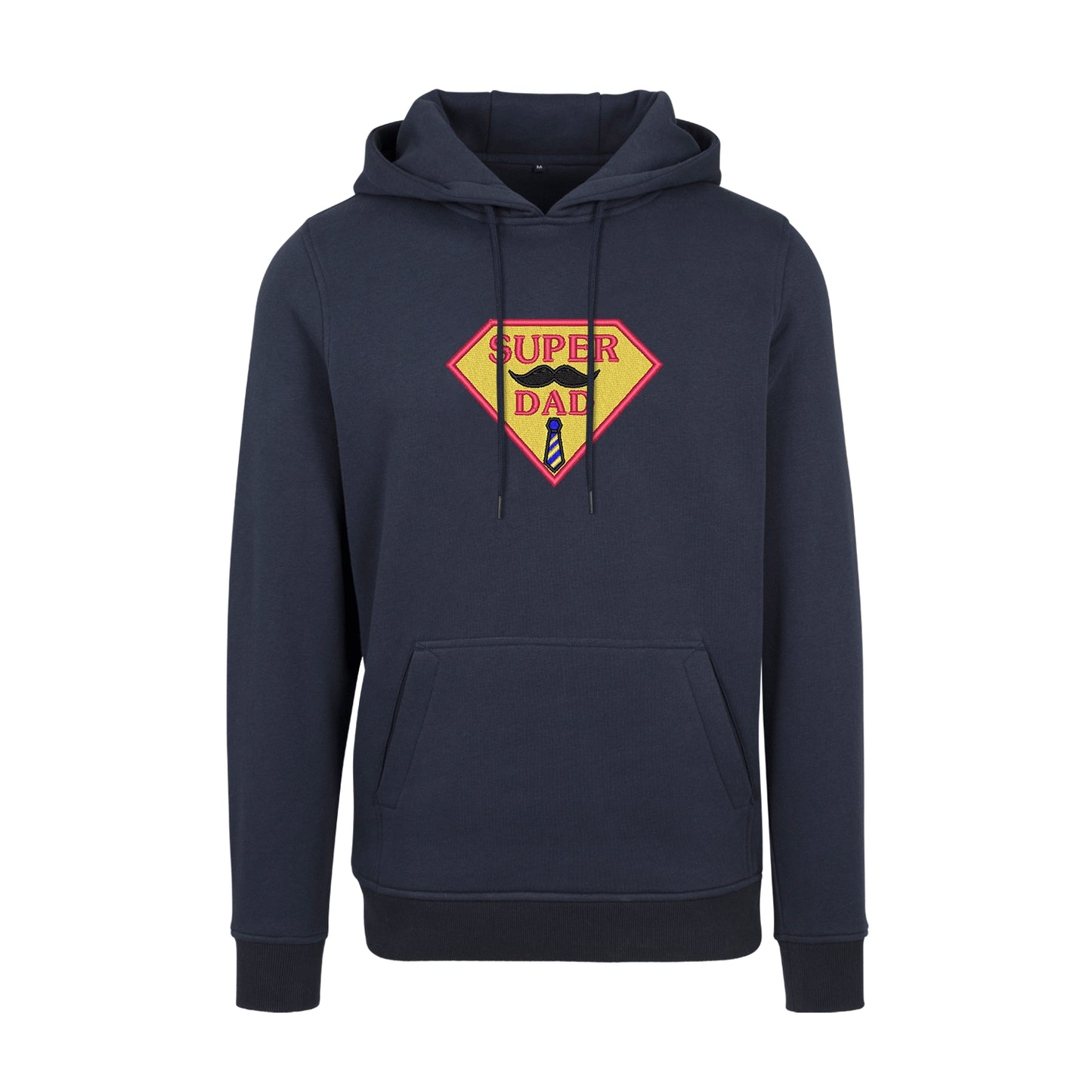 Bluza z kapturem „Super Dad” z haftem | Prezent dla taty | Bluza z kapturem dla superbohatera
