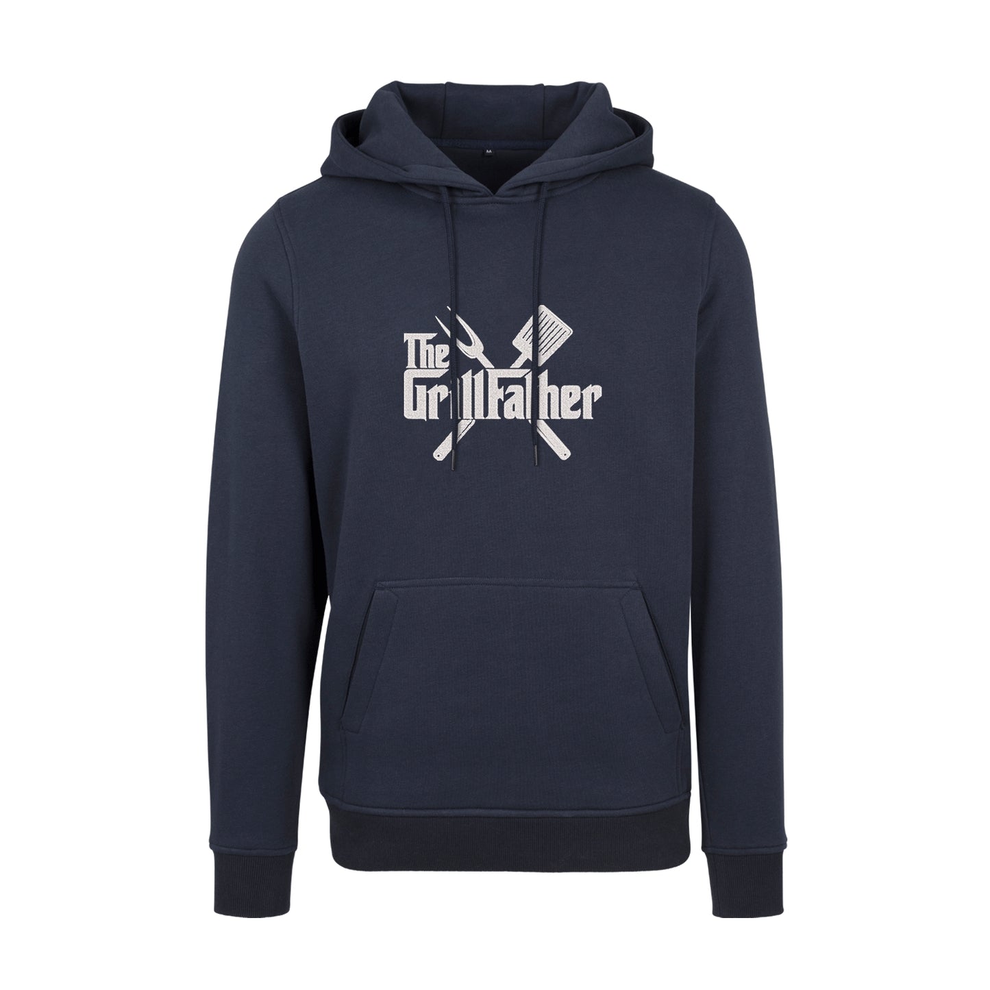 Bluza z kapturem „The Grill Father” z haftem | Prezent dla fana grilla | Śmieszna bluza na Dzień Ojca lub urodziny
