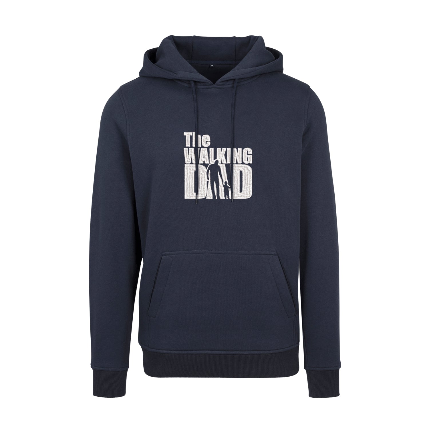 Bluza z kapturem „The Walking Dad” z haftem | Śmieszny prezent dla taty | Bluza z kapturem z oryginalnym wzorem Haft z radości