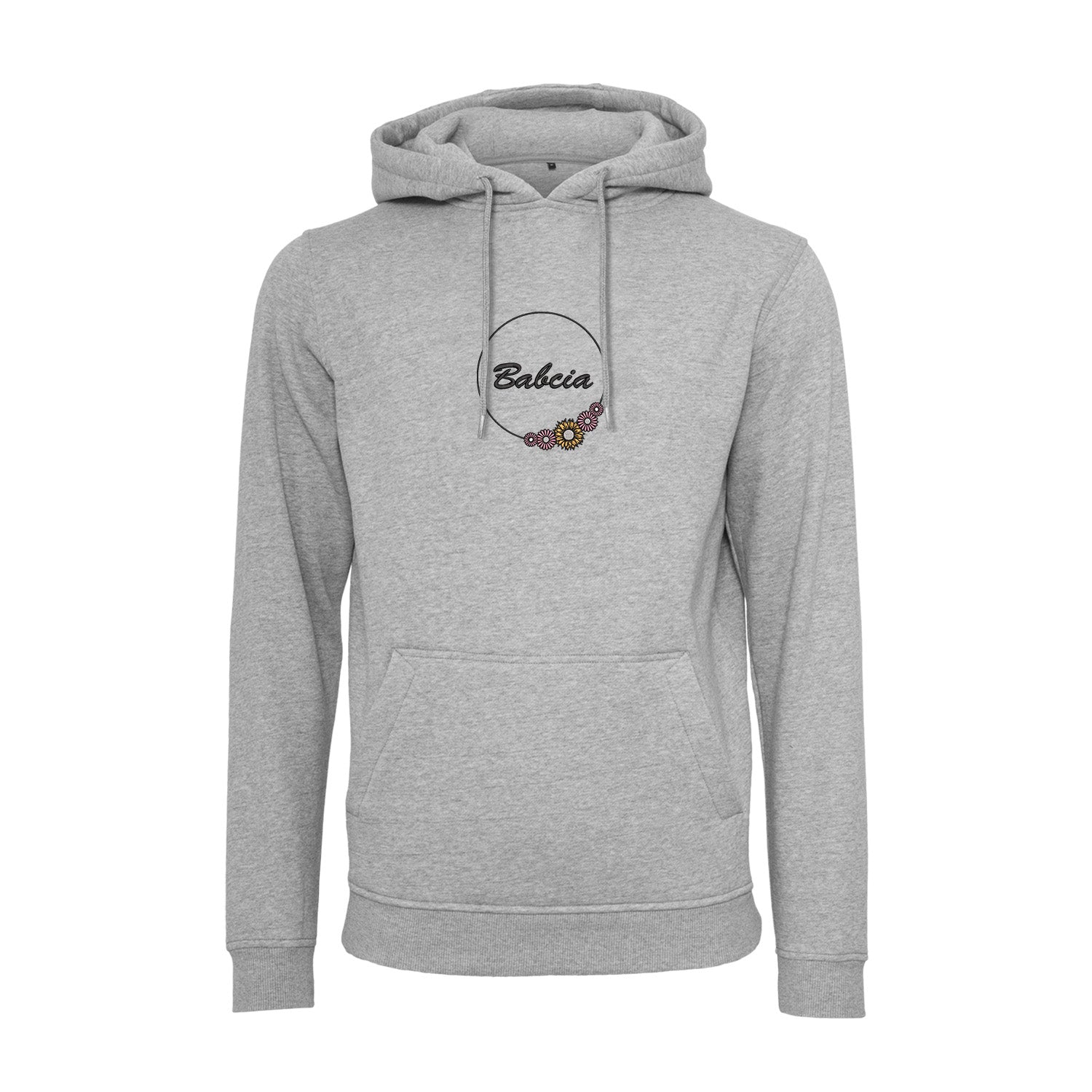 Babcia – bluza z haftem w kwiatowym stylu dla Babci Haft z radości - nadruki i haft na odzieży Warszawa